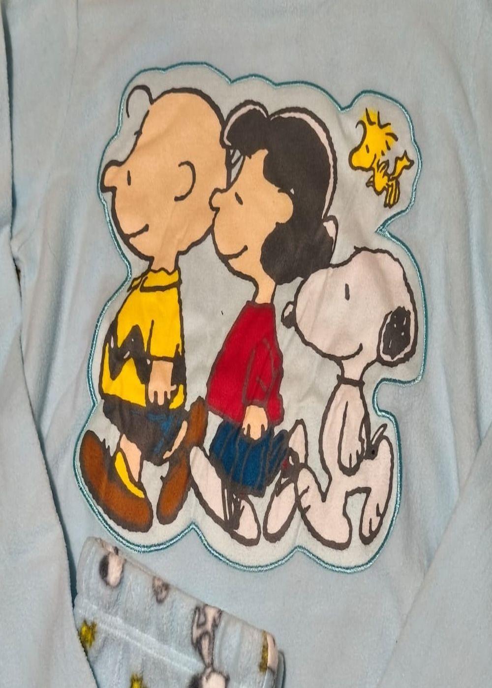 Pijama Snoopy Talla 14 tela micropolar-3