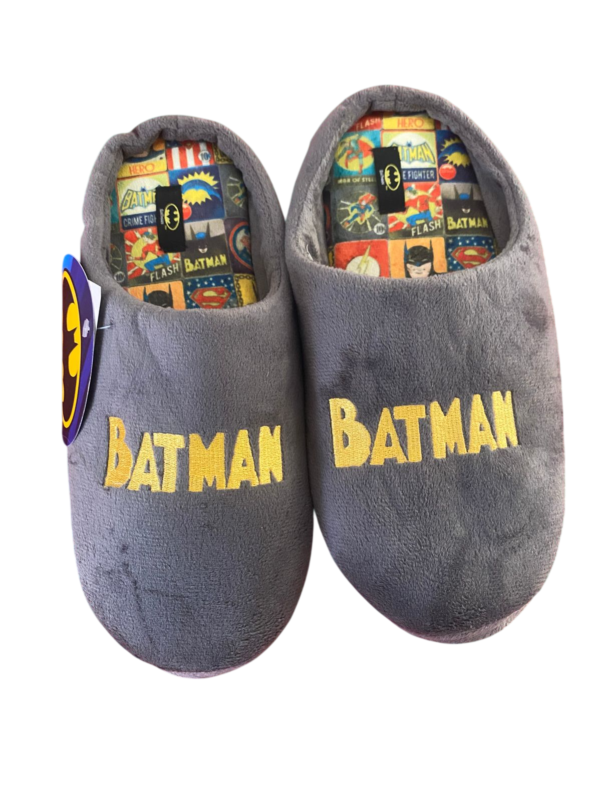 Pantufla Batman color gris Numero 41 42-0