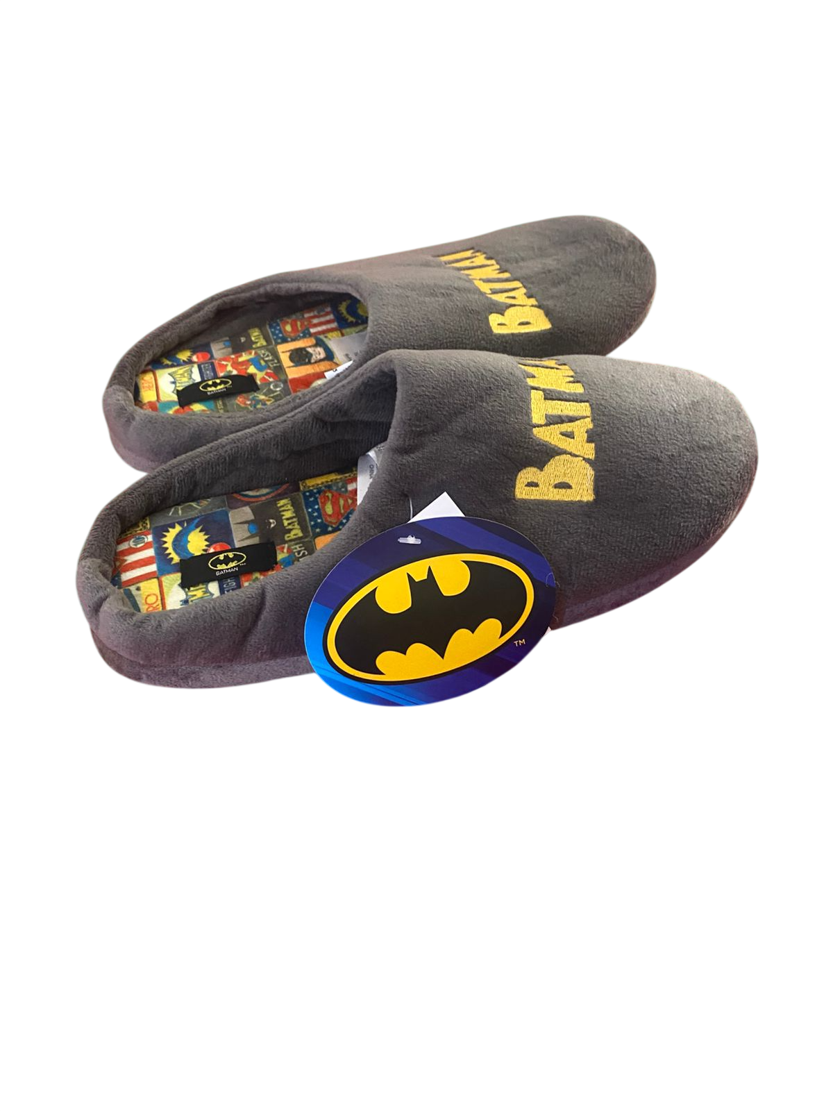 Pantufla Batman color gris Numero 41 42-2