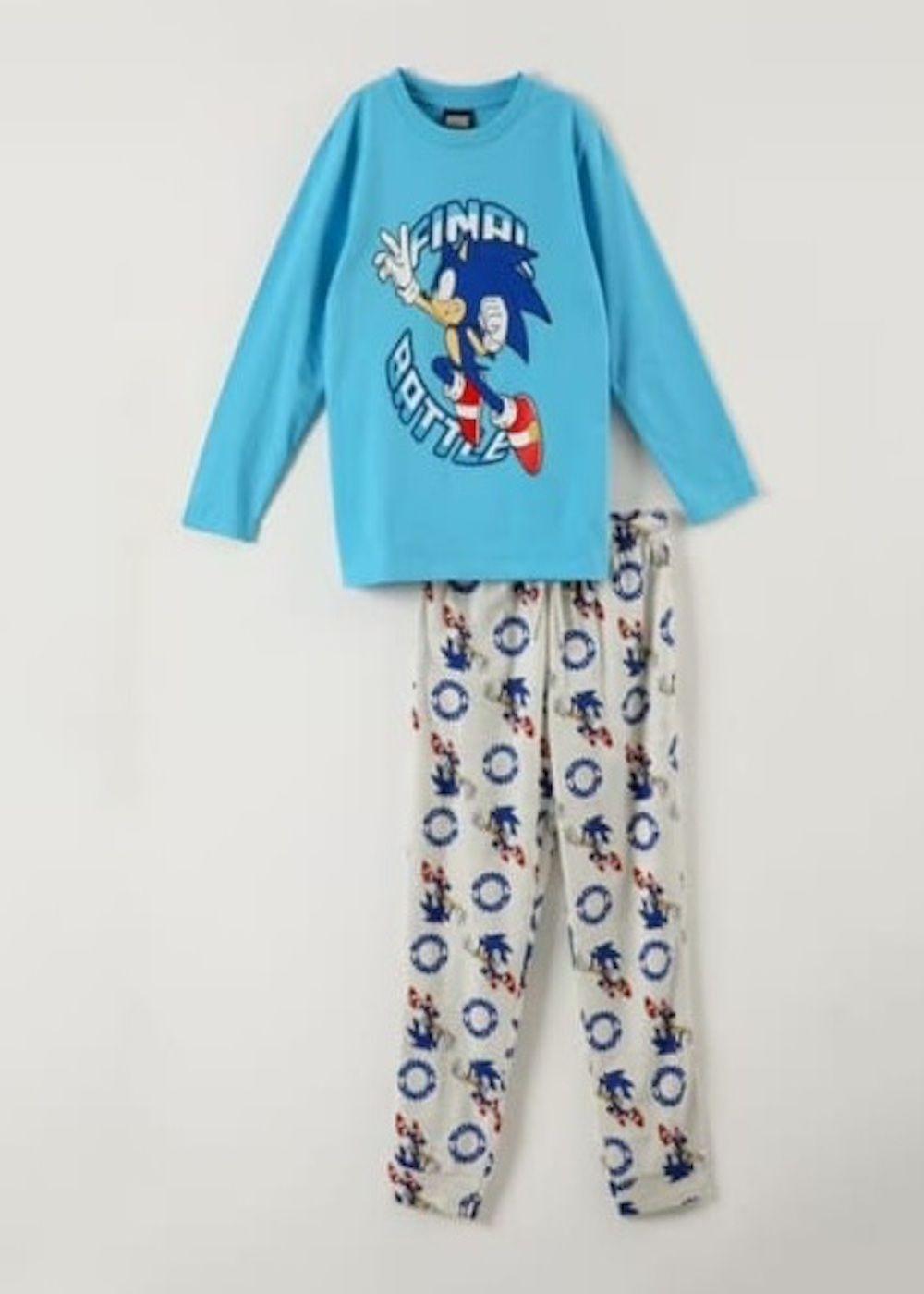 Pijama Sonic Talla 8 Micropolar-1