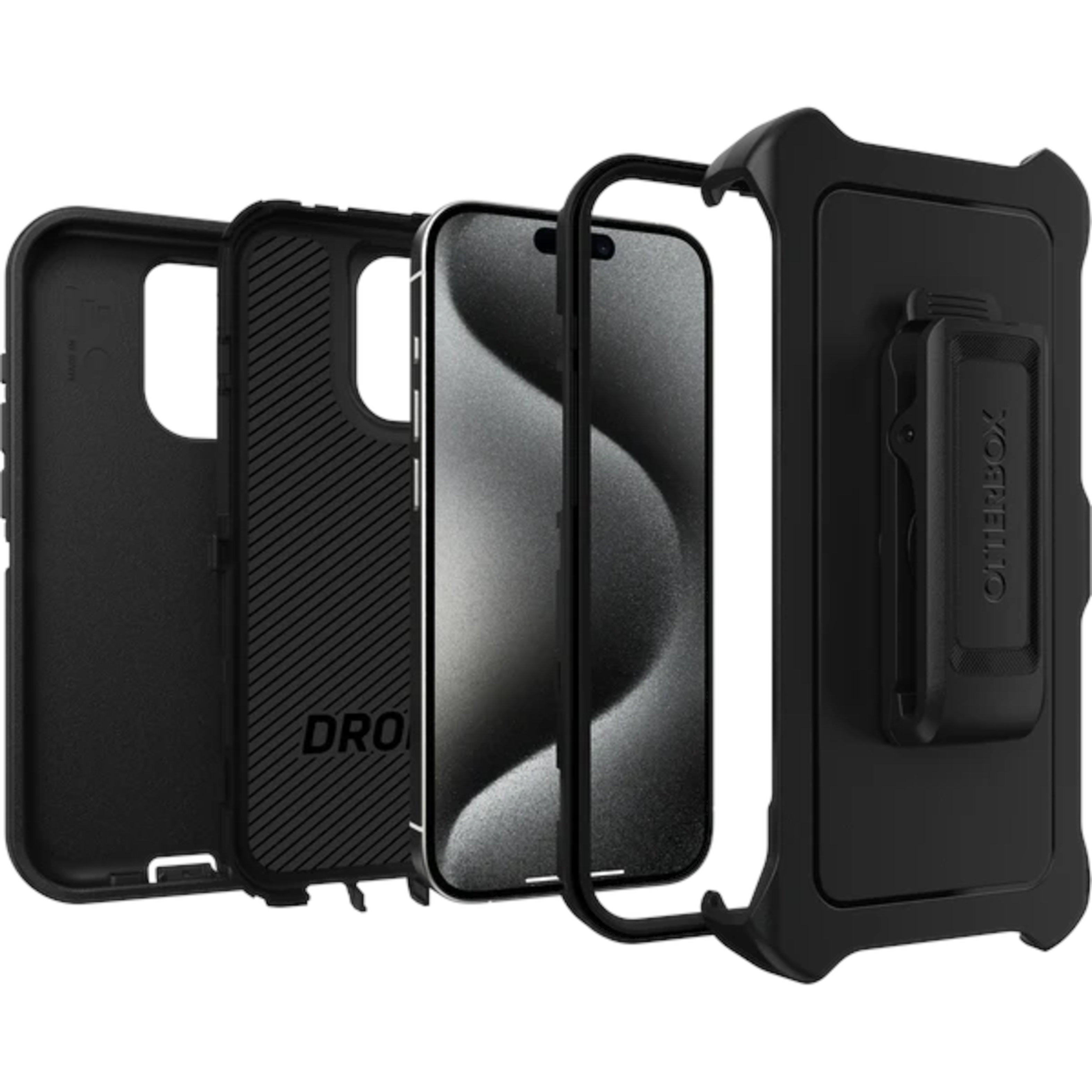 Carcasa Defender MagSafe IPhone 14 (Negro) - OtterBox-3