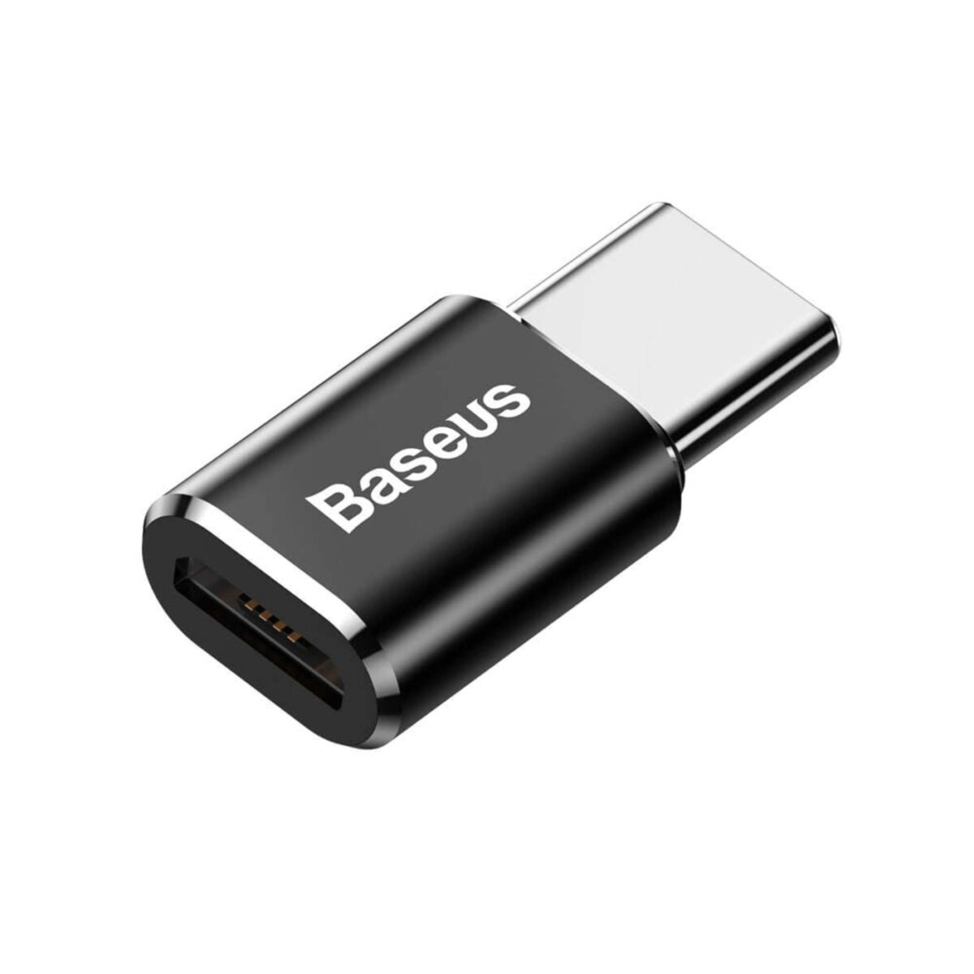 Adaptador Micro USB a USB Tipo-C (Negro) - Baseus-0