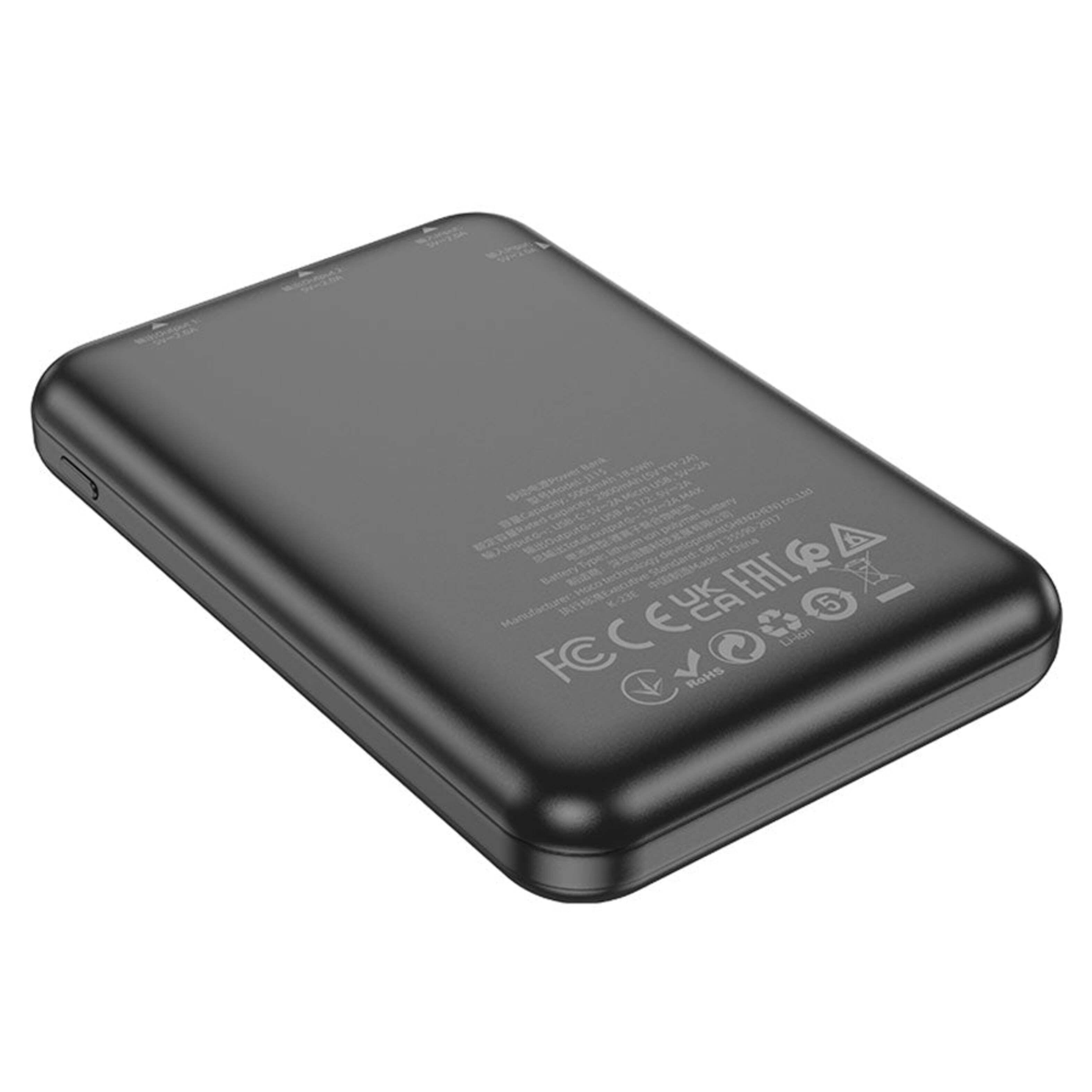 Power Bank 5000mAh Batería Portátil (Negro) - Hoco-1