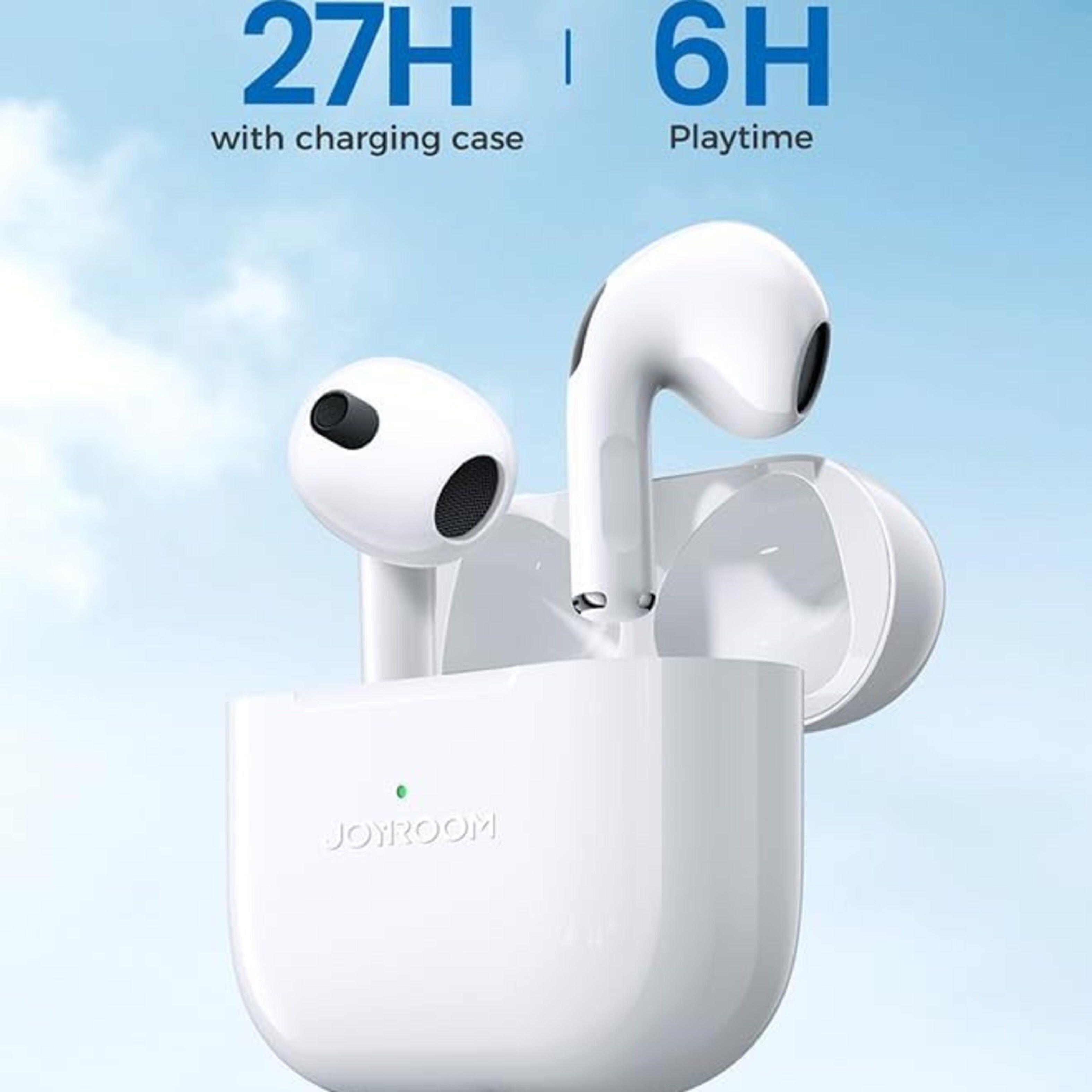 Audífonos TWS Bluetooth Plus Blancos (Blanco) - JOYROOM-3