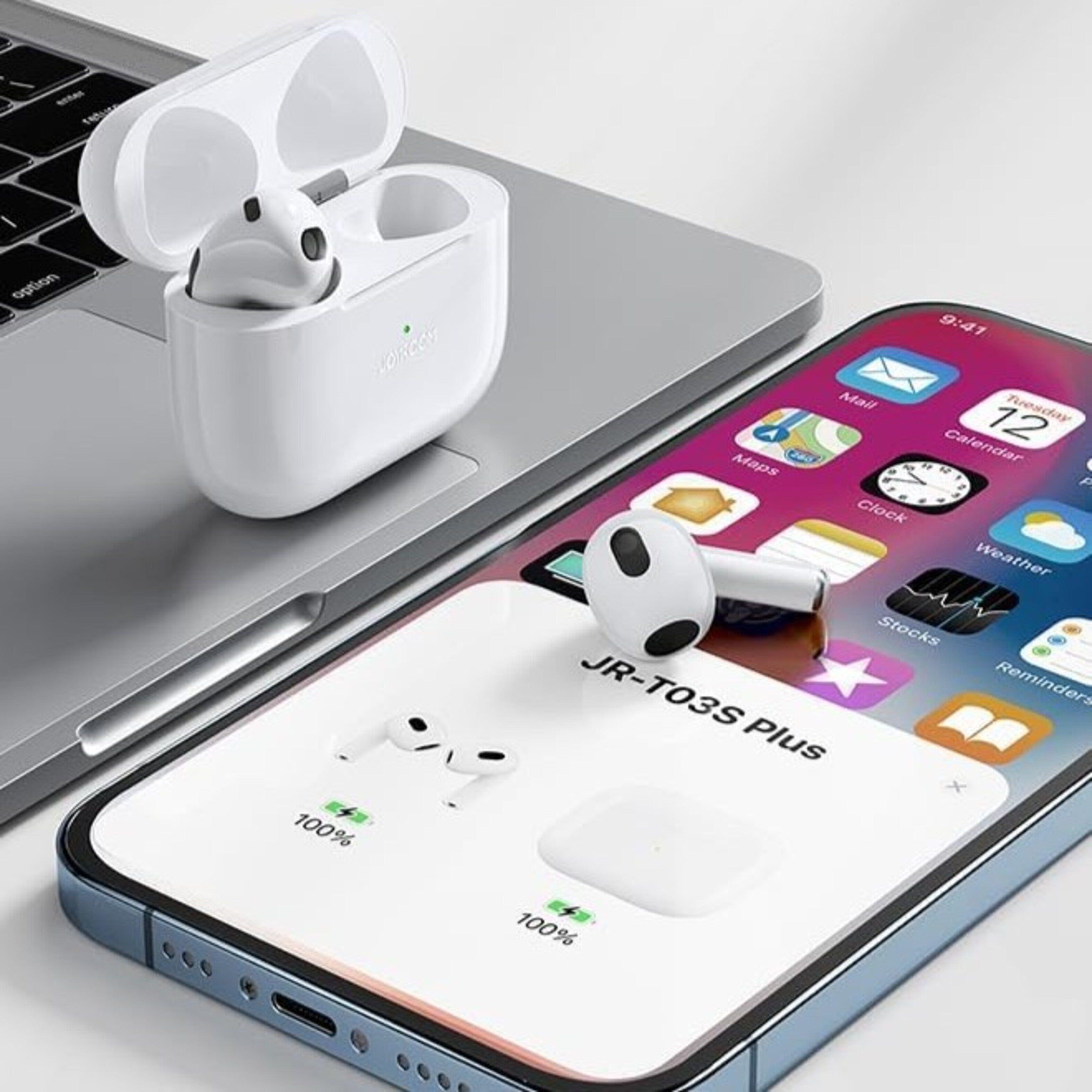 Audífonos TWS Bluetooth Plus Blancos (Blanco) - JOYROOM-5