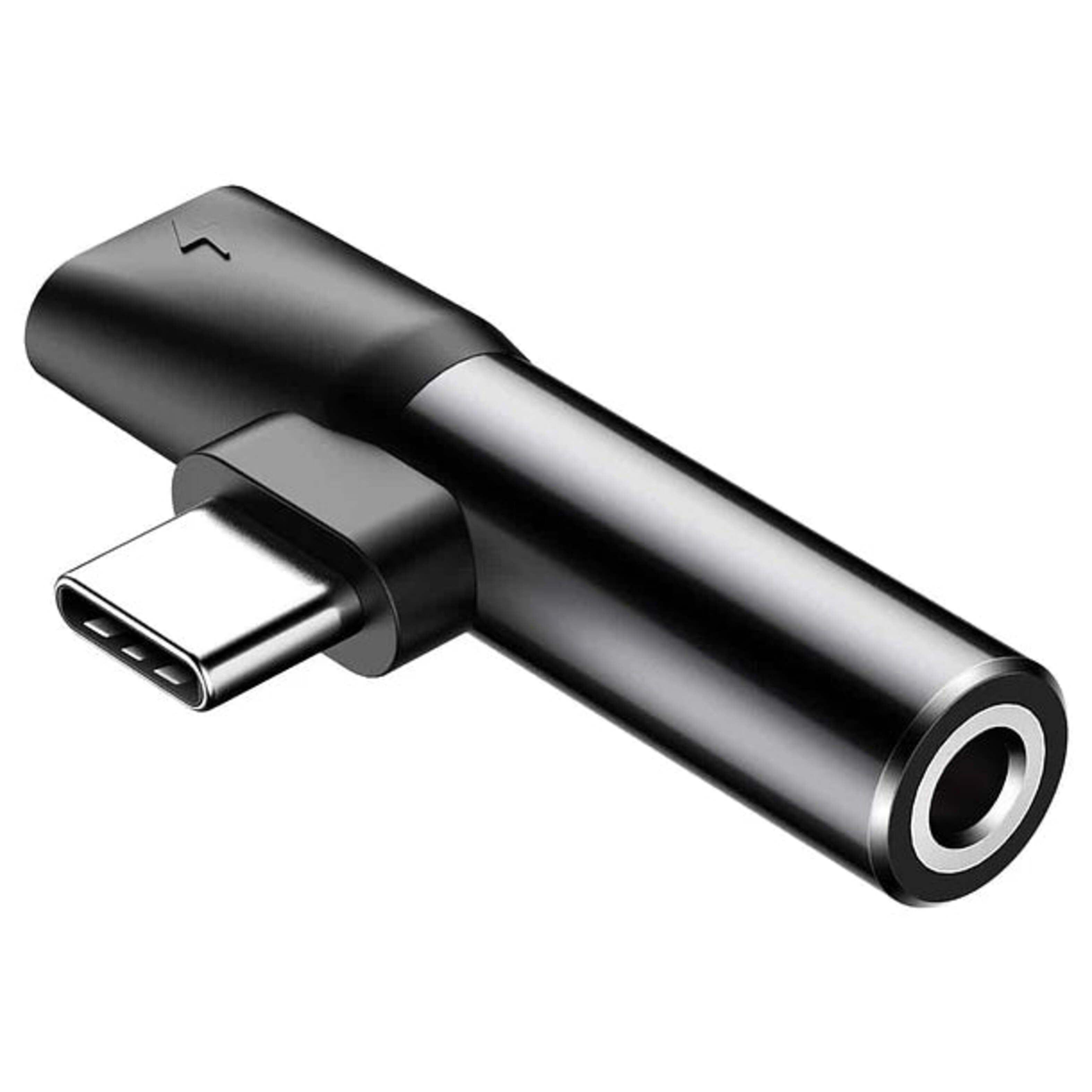 Adaptador Tipo C a Jack 3,5 mm - Negro (Negro) - Baseus-1