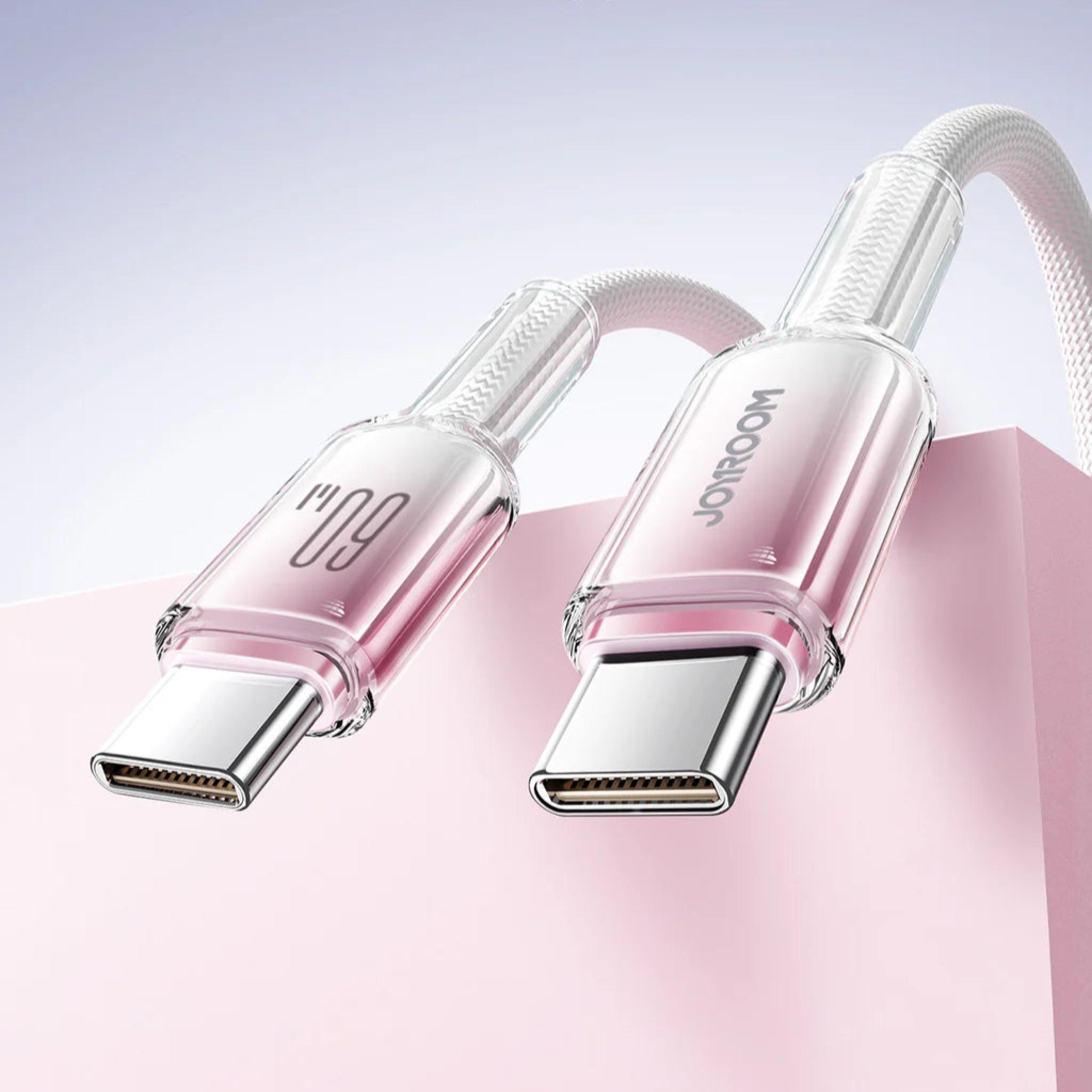 Cable USB-C a USB-C 60W Carga Rápida 1.2 m Blanco (Blanco) - JOYROOM-2