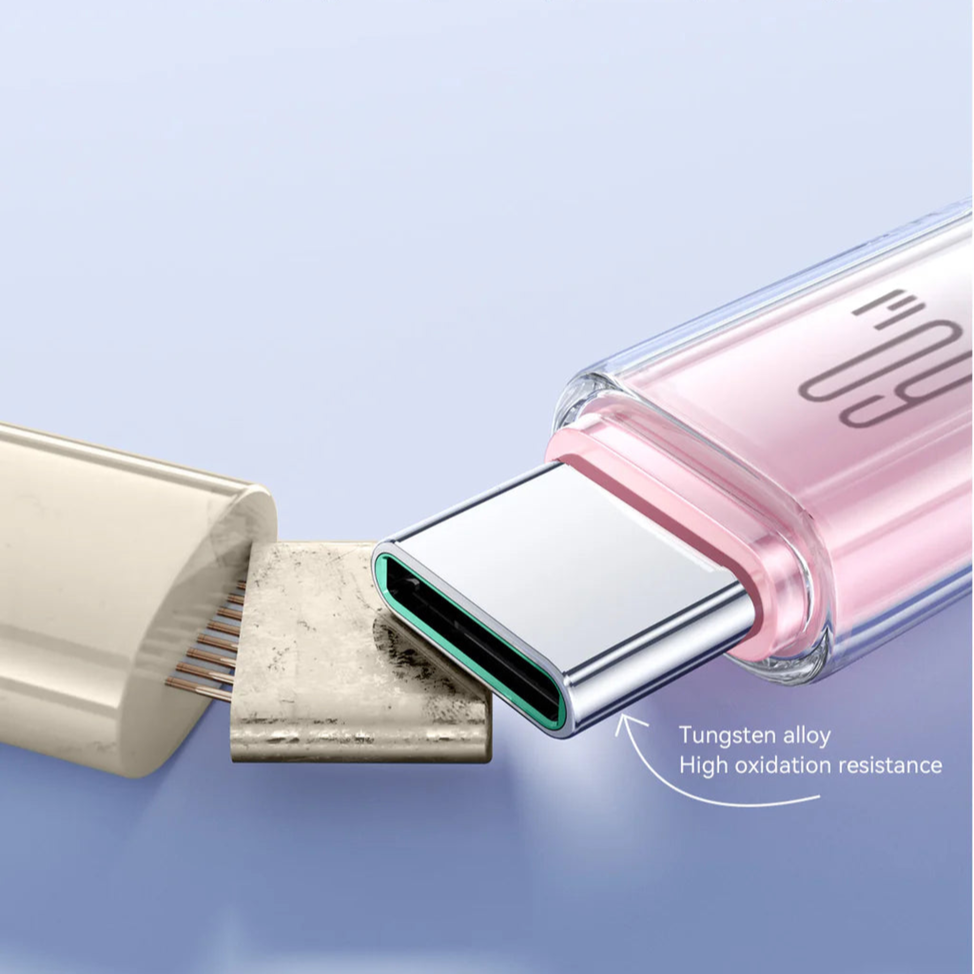Cable USB-C a USB-C 60W Carga Rápida 1.2 m Blanco (Blanco) - JOYROOM-5
