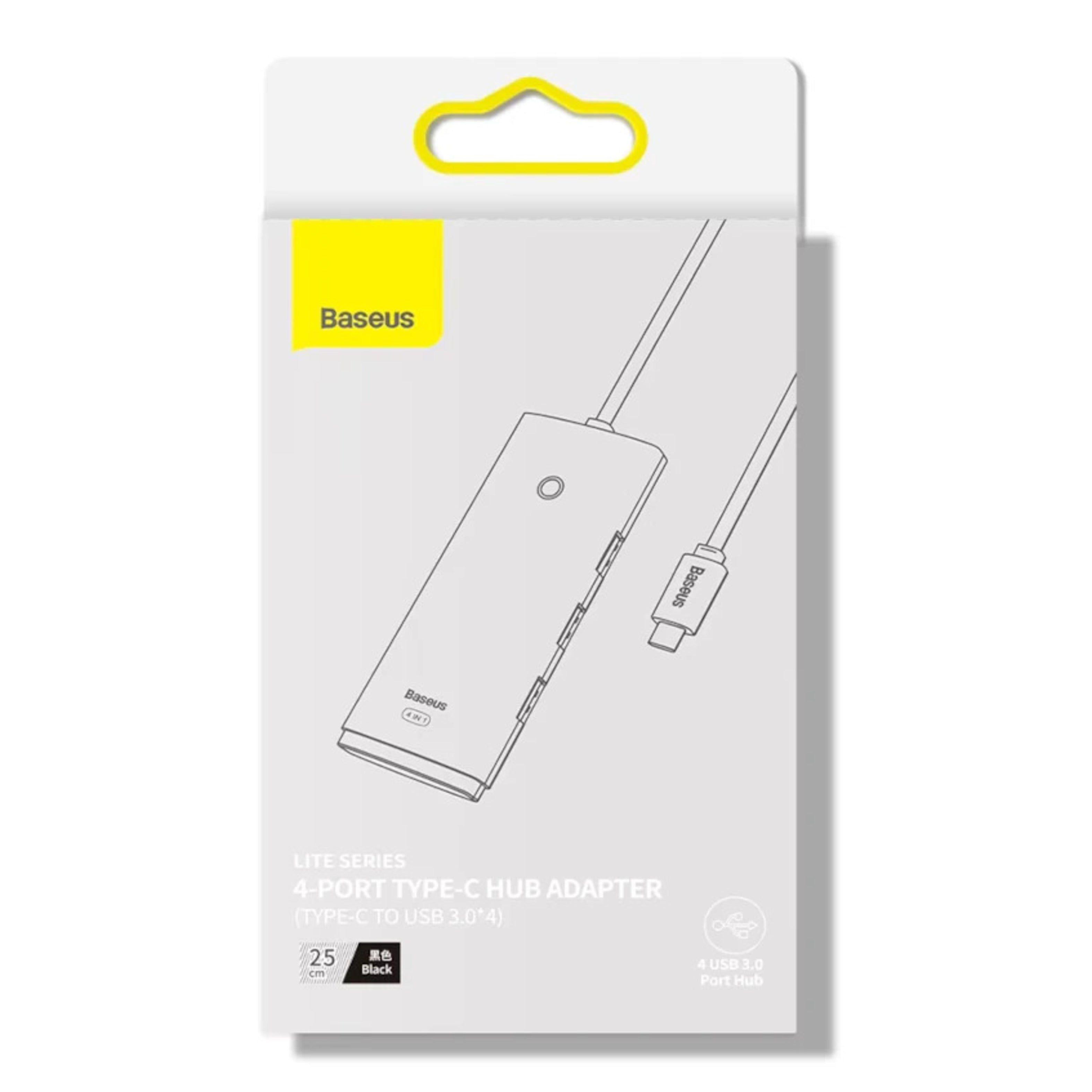 Hub USB 4 Puertos (Negro) - Baseus-2