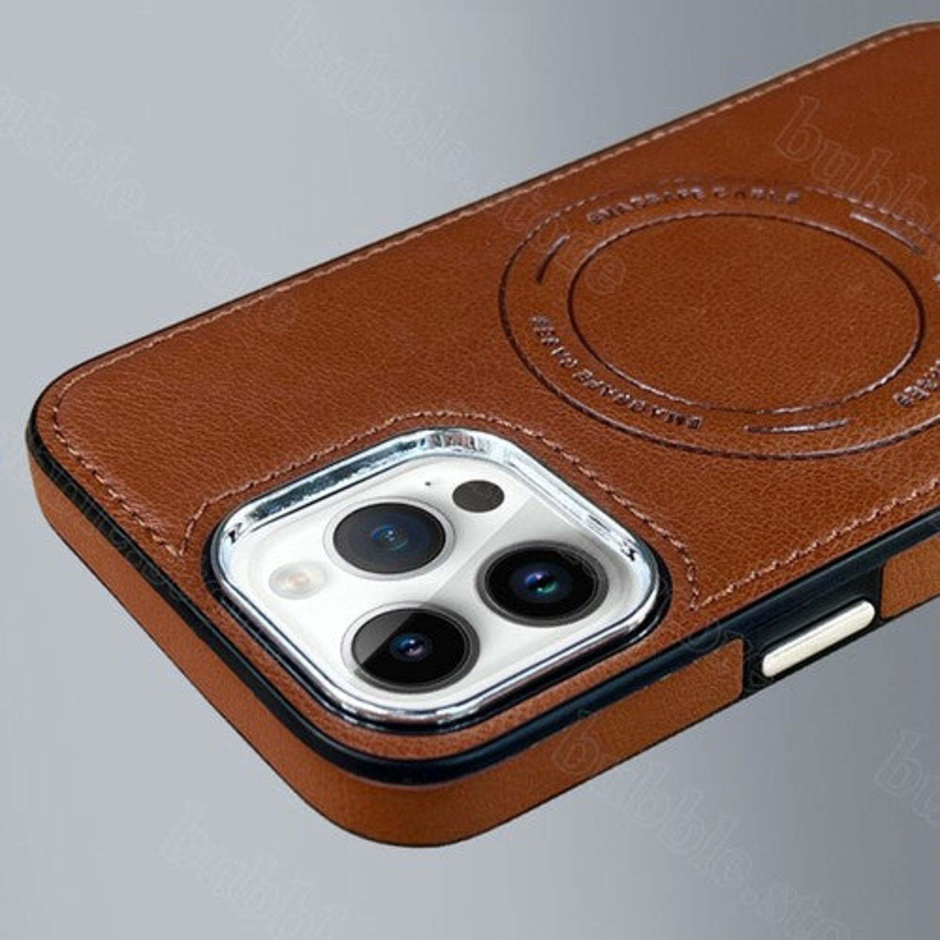 Carcasa Cuero Antigolpes con MagSafe IPhone 15 Pro - SmartMob-5