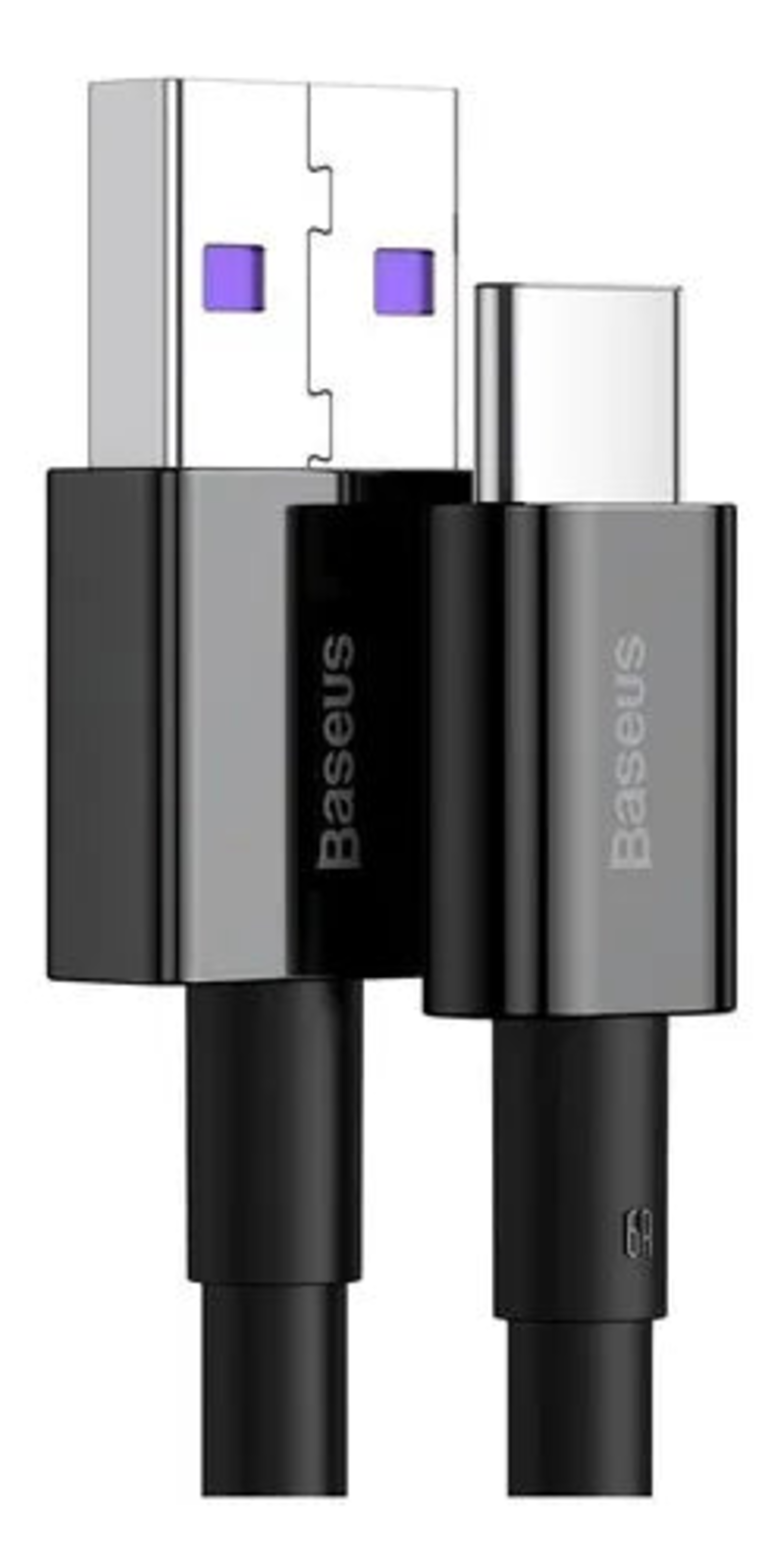 Cable USB-C a USB-C 100W Carga Rápida 1 m Superior (Negro) - Baseus-1