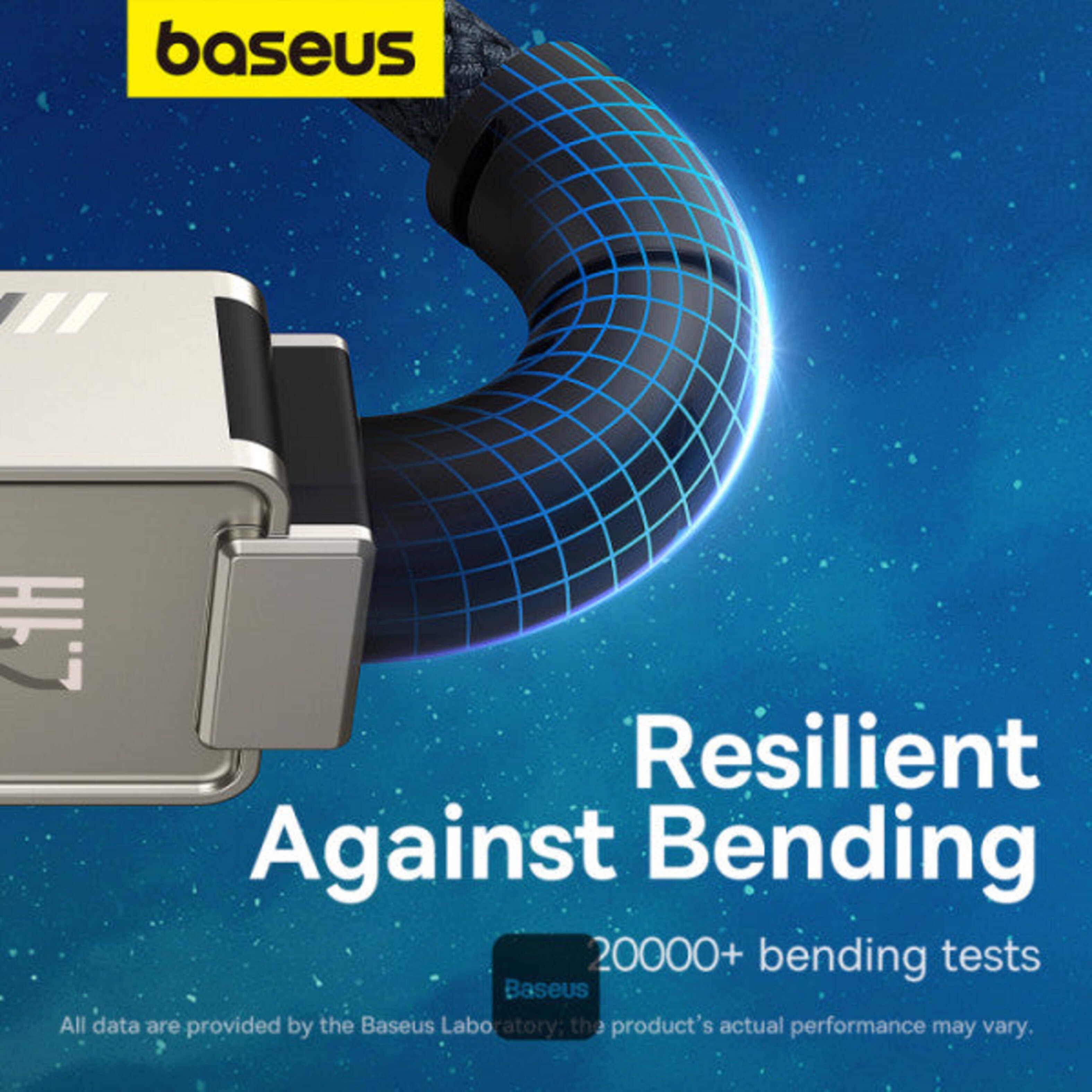 Cable USB-A a Lightning 1 m Ultra Resistente Irrompible Series (Gris) - Baseus-3