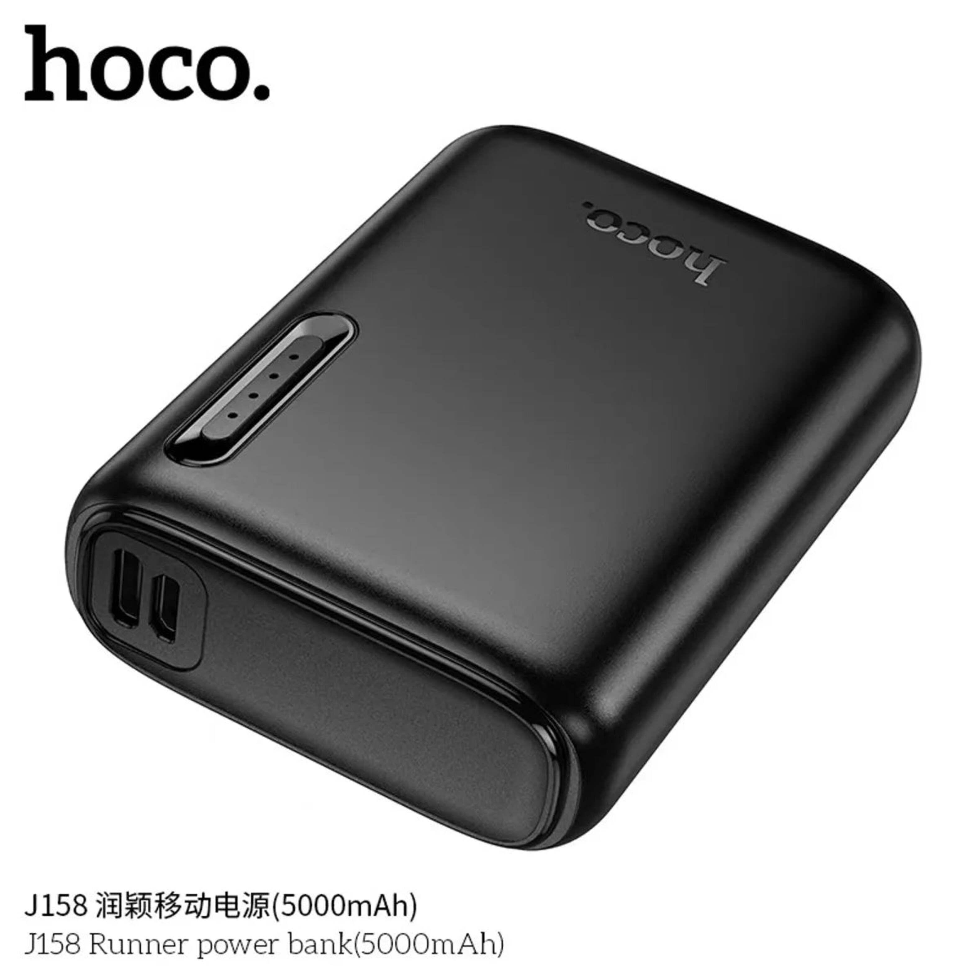 Power Bank 5000mAh Batería Externa Li-Po J158 (Negro) - Hoco-1