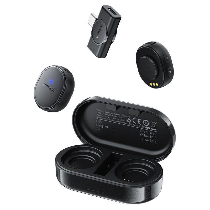 Micrófono Acefast R3 - Negro-1