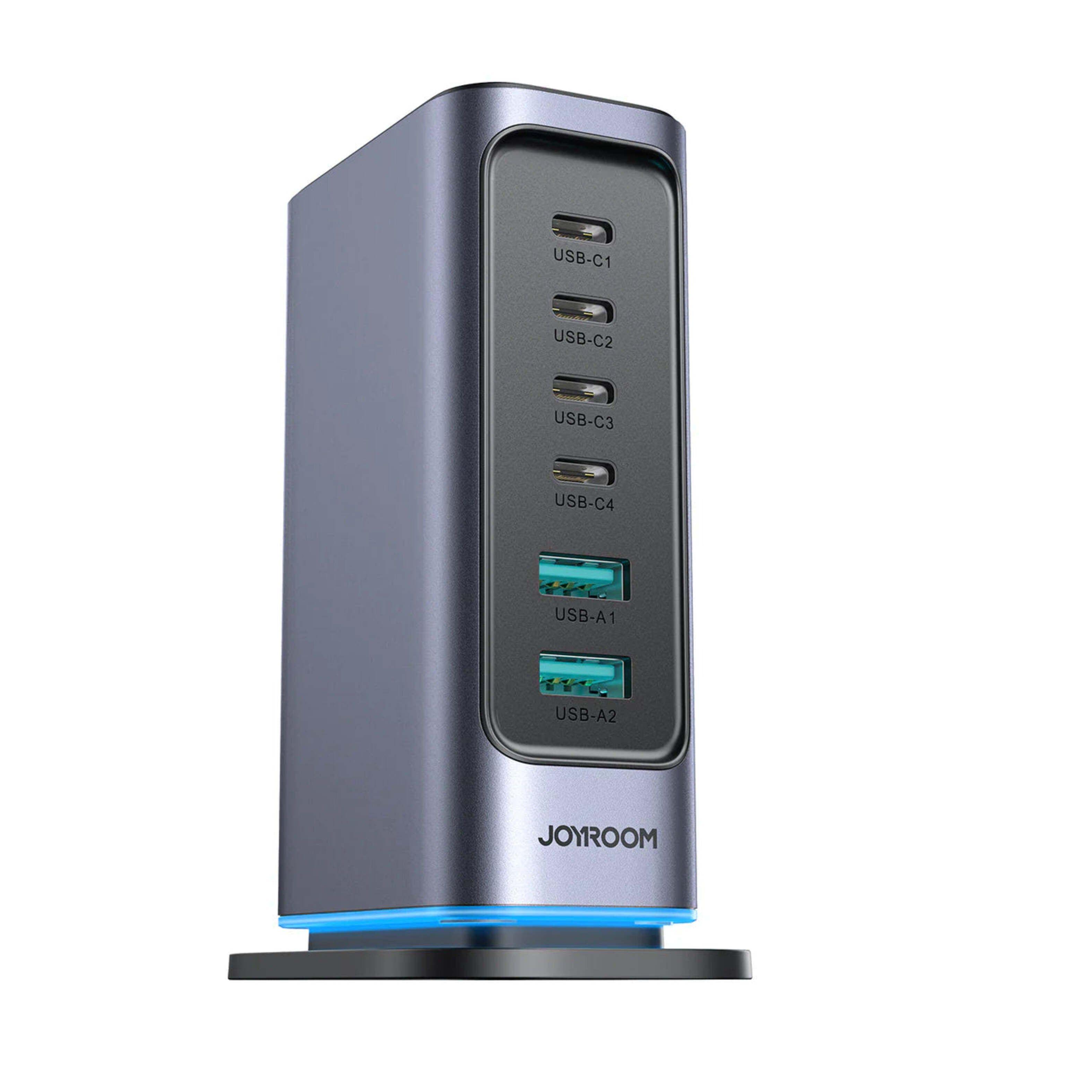 Estación de Carga 6 Puertos 65W (3 USB-C + 2 USB) (Gris) - JOYROOM-1