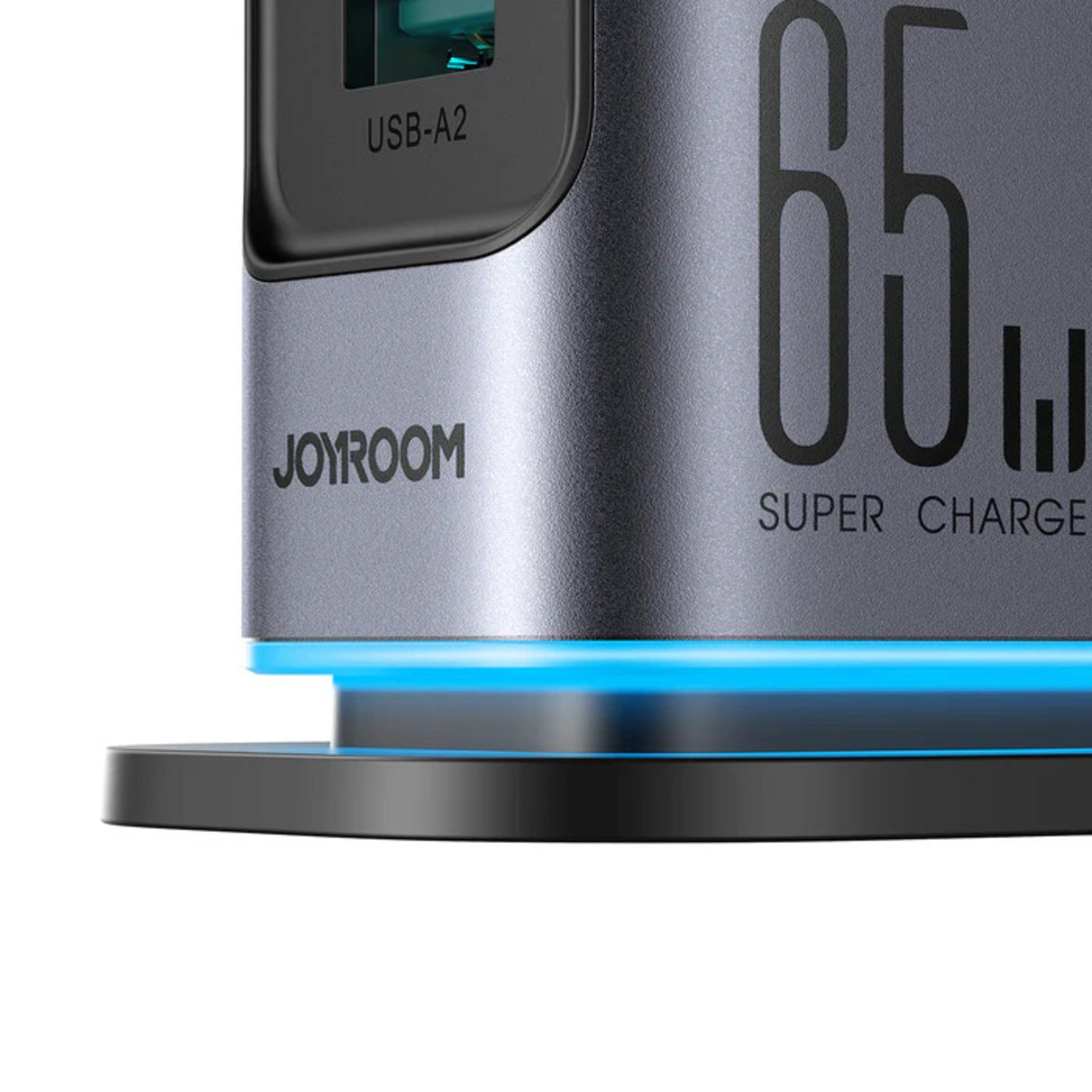 Estación de Carga 6 Puertos 65W (3 USB-C + 2 USB) (Gris) - JOYROOM-4