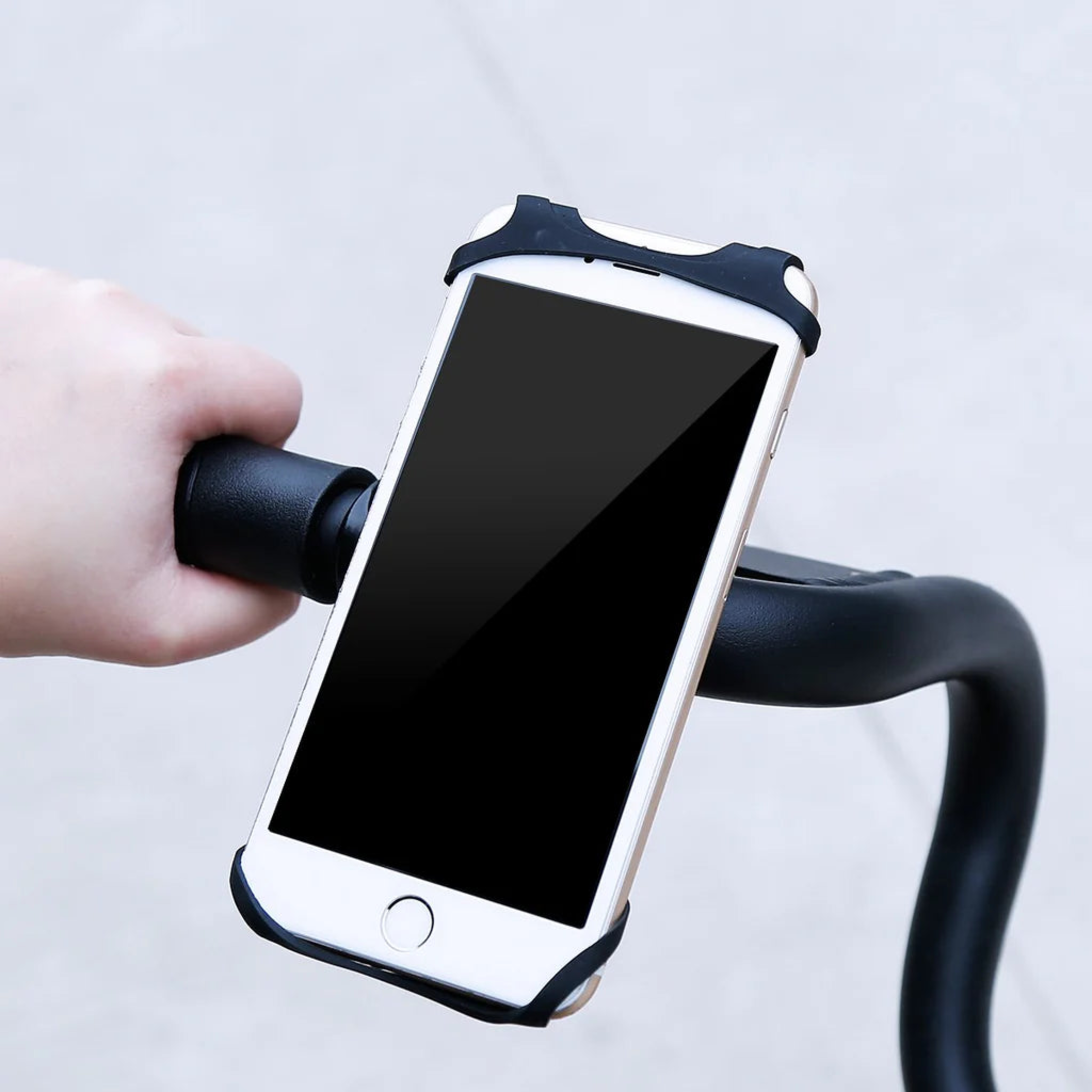 Soporte para Celular Bicicleta Ajustable 360° (Negro) - Baseus-4