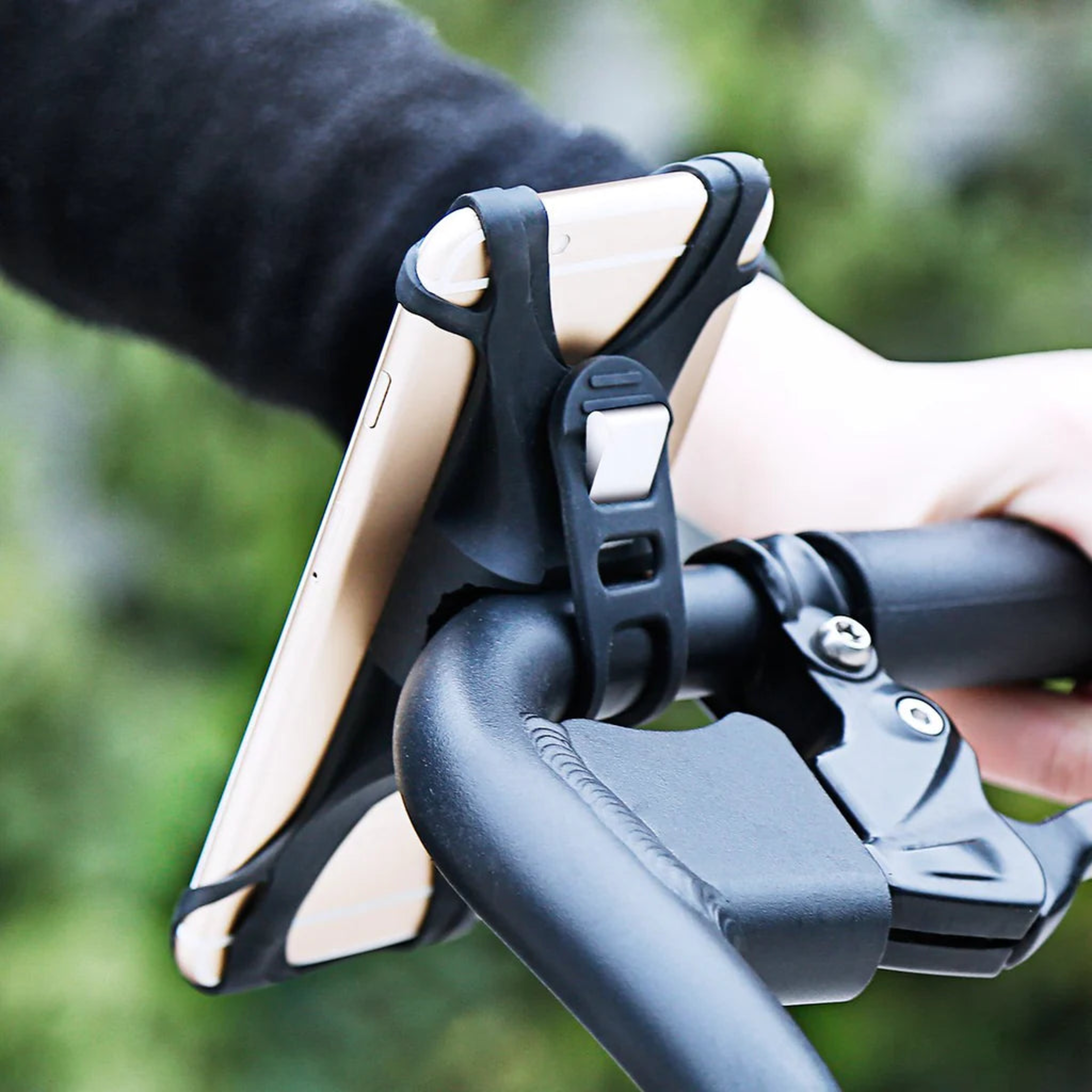 Soporte para Celular Bicicleta Ajustable 360° (Negro) - Baseus-7