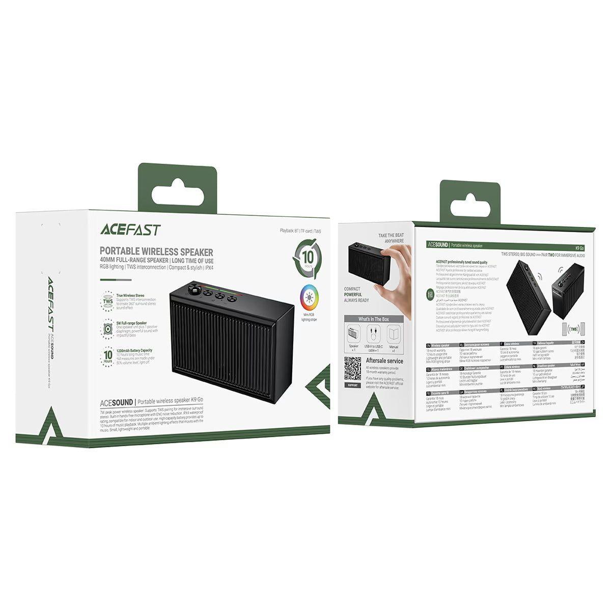 Parlante Acefast K9 - Negro-4