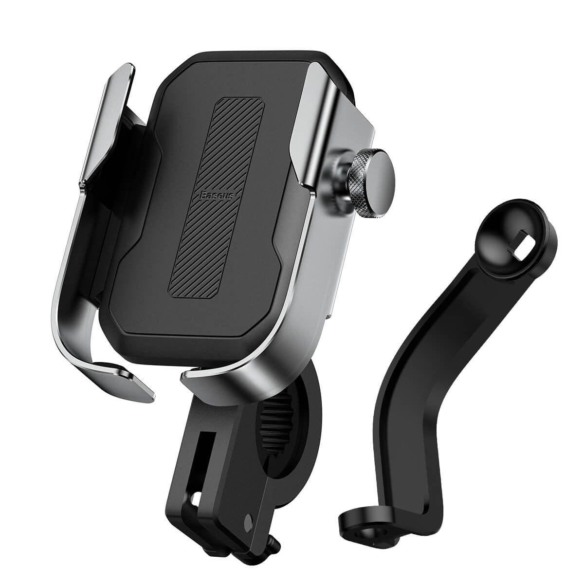 Soporte para Celular Motocicleta Alta Seguridad (Negro) - Baseus-0