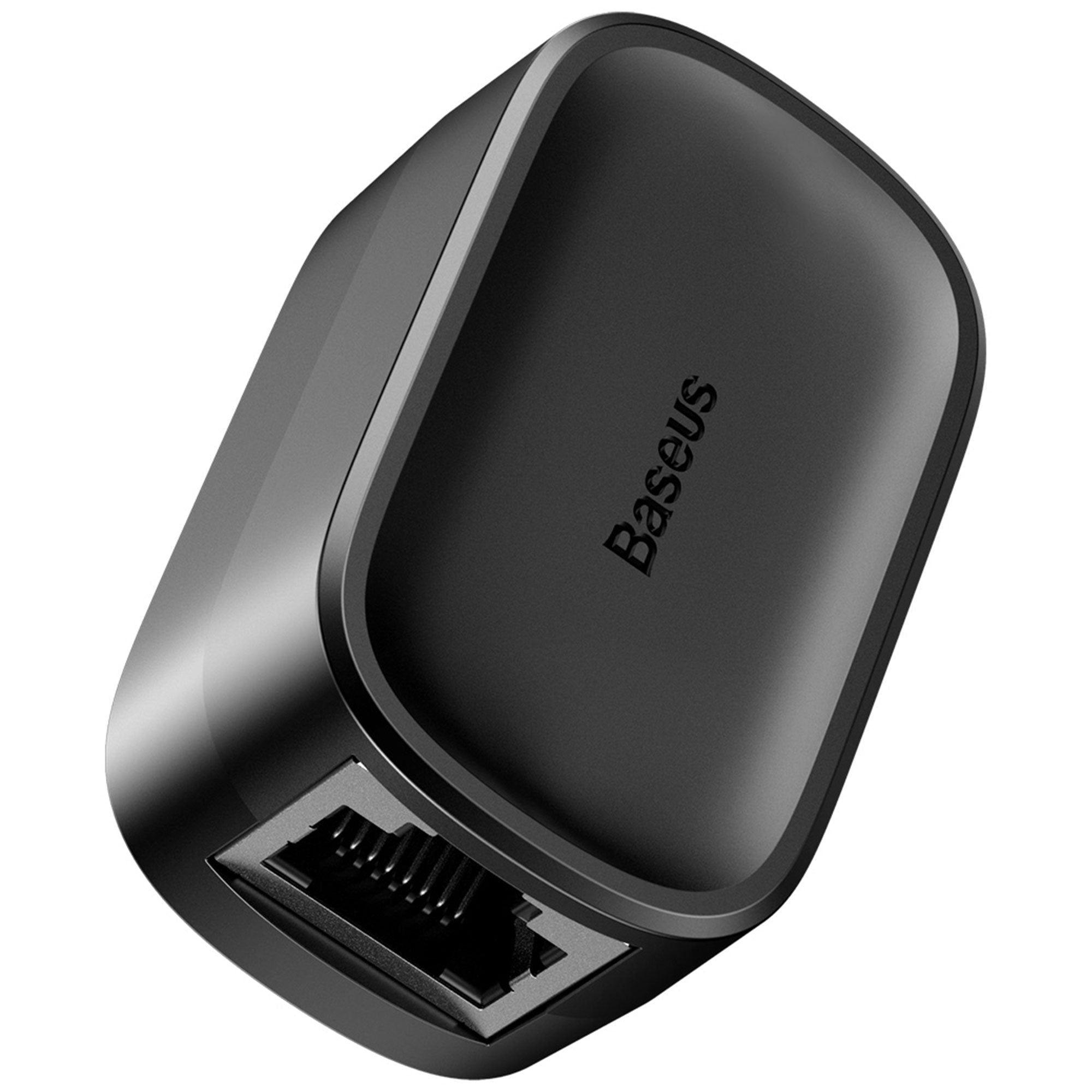 Acoplador en Línea de Alta Velocidad RJ45 (Negro) - Baseus-0
