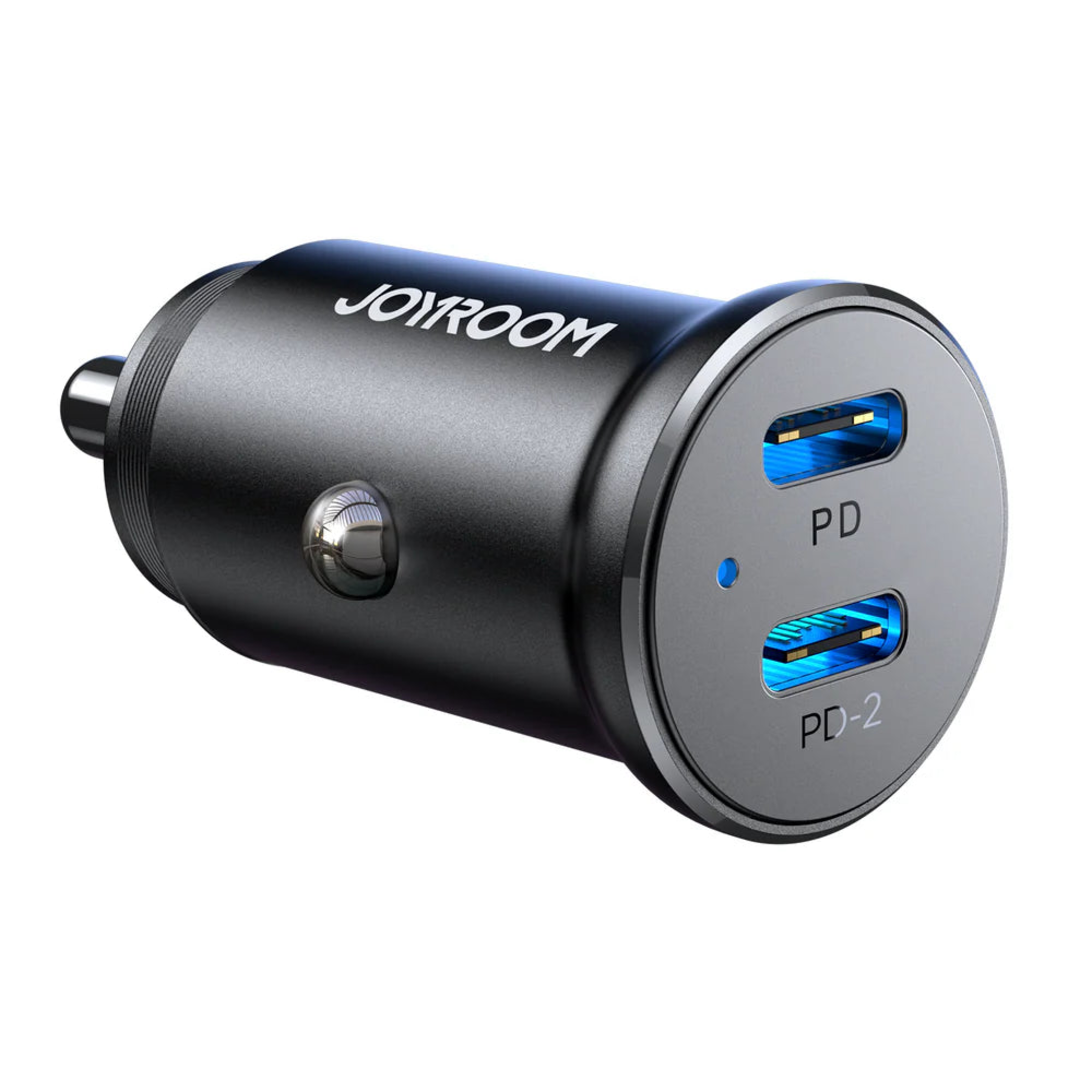 Cargador de Auto Doble Puerto PD 30W (Negro) - JOYROOM-0