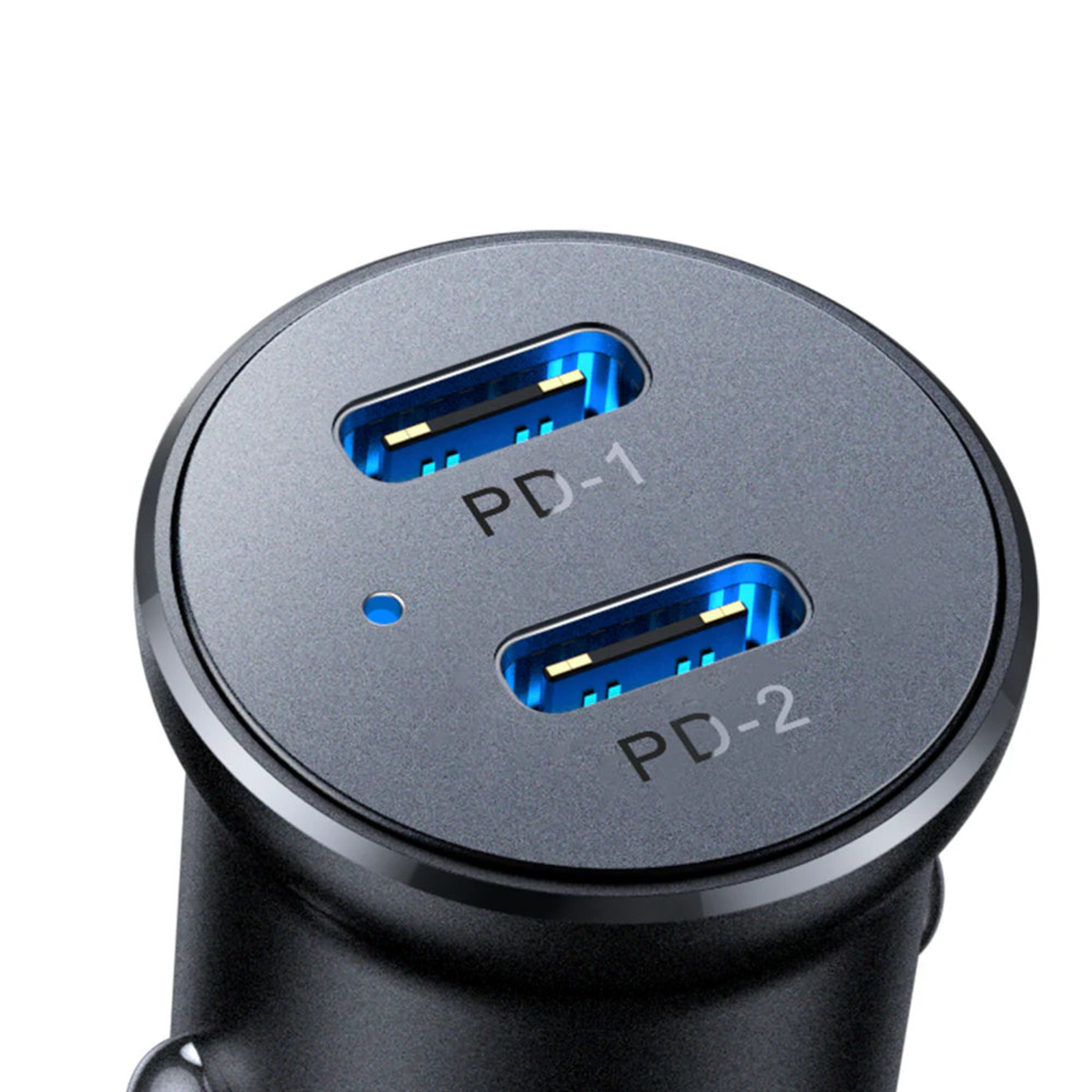 Cargador de Auto Doble Puerto PD 30W (Negro) - JOYROOM-2