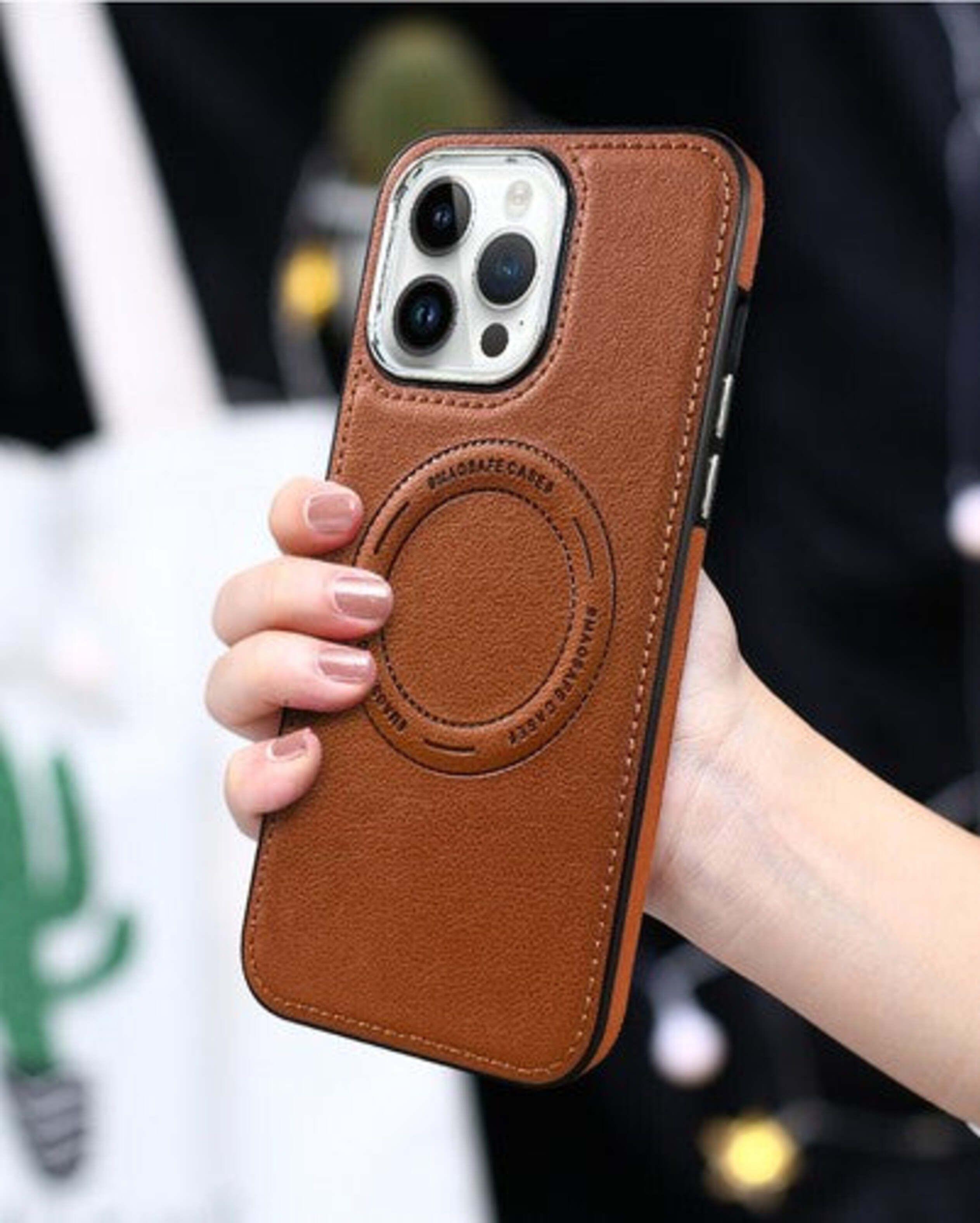 Carcasa Cuero Antigolpes con MagSafe IPhone 13 - SmartMob-6