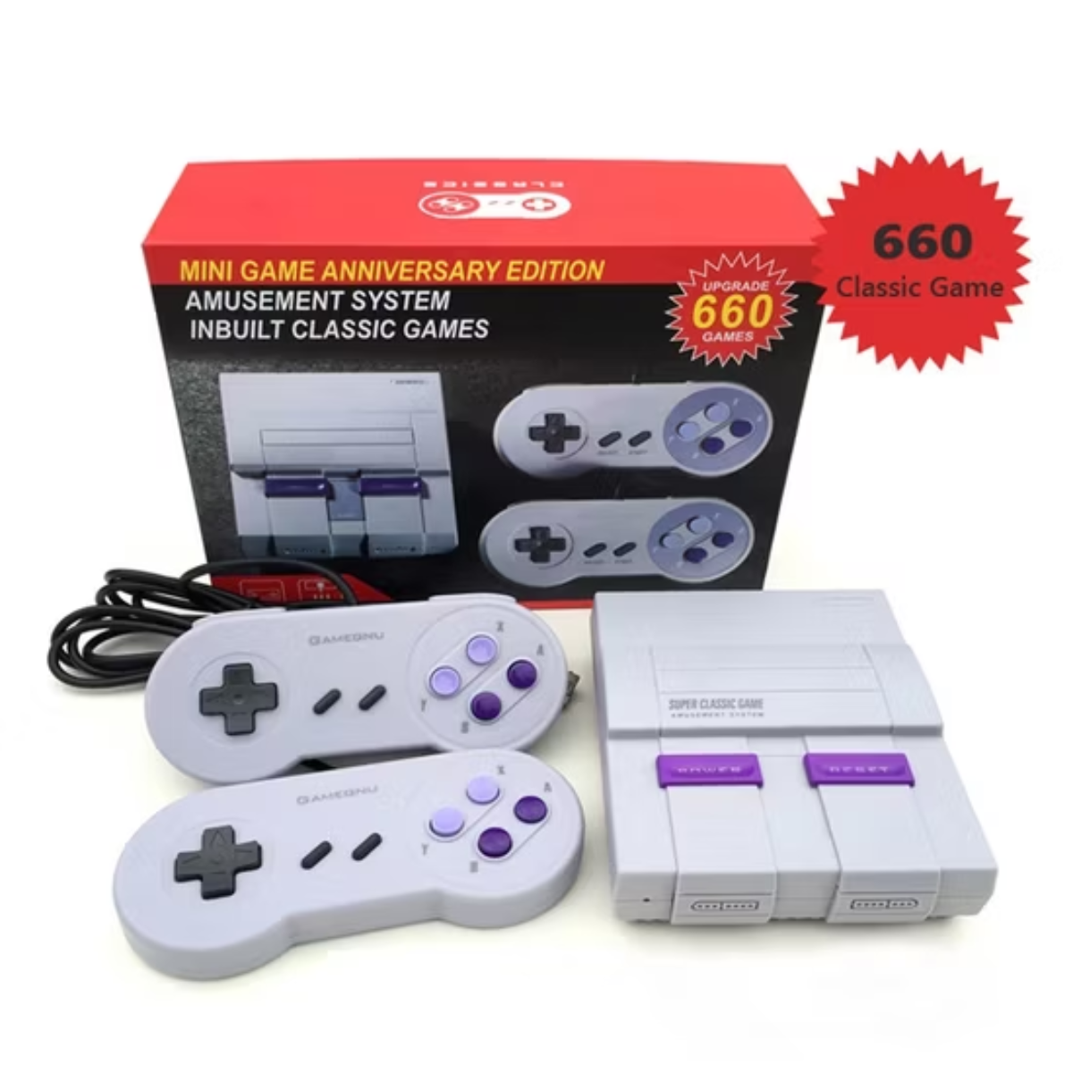 NES Classic Edition Mini 660 Juegos Open Box-0