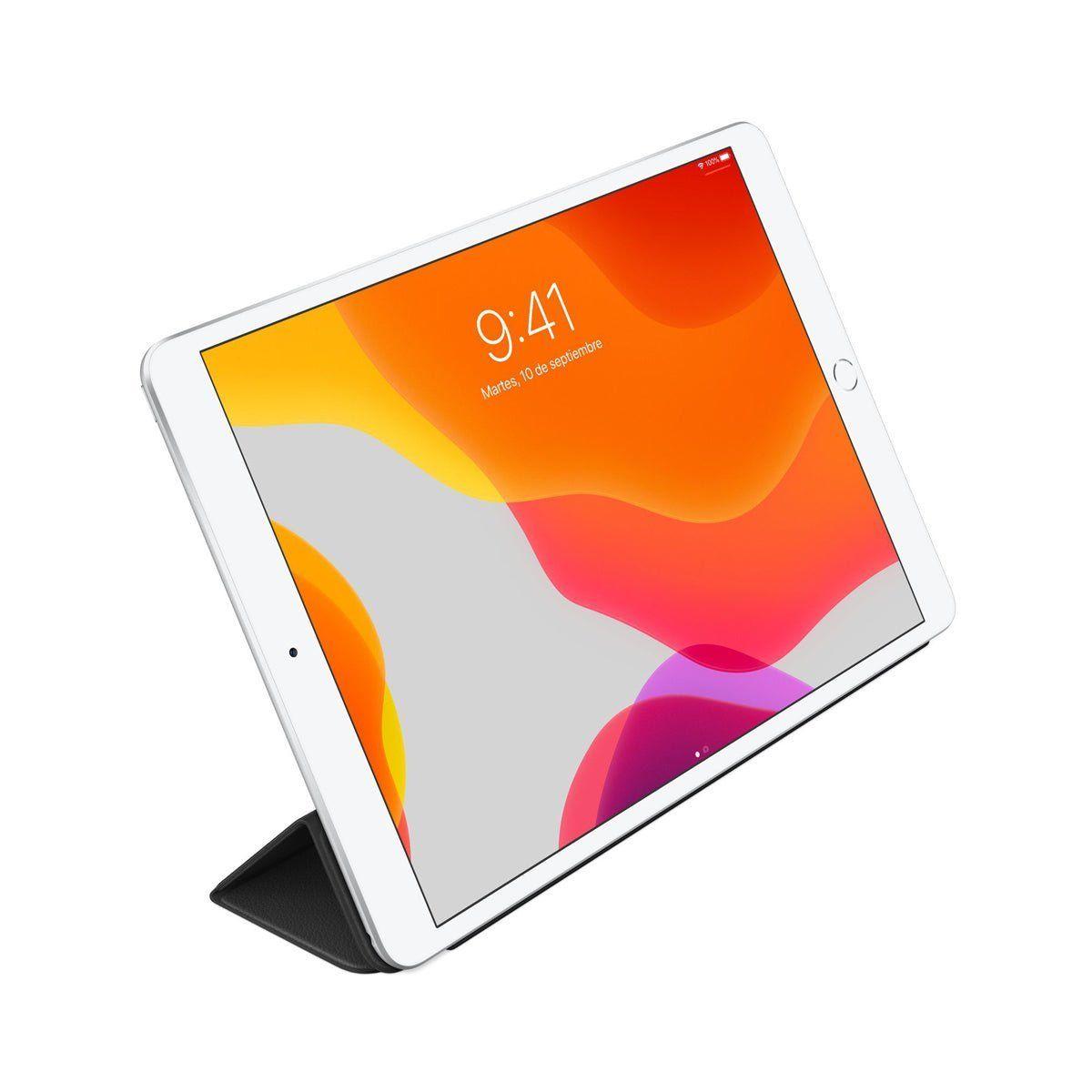Funda iPad 7 Gen y iPad Air 3 Gen Apple Smart Cover Cuero Negro Openbox-0