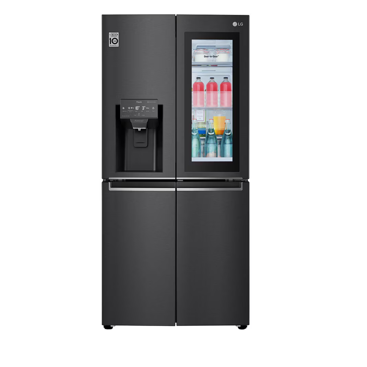 Refrigerador French Door de 423 L con Instaview Door in Door Slim negro REACONDICIONADO-1