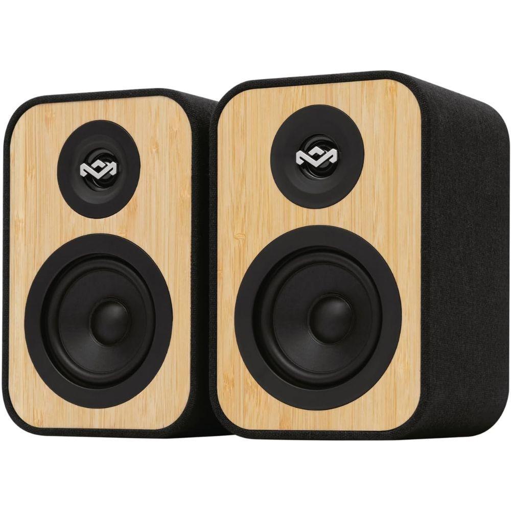 Parlantes Marley Uplift Bookshelf Bluetooth EM-JA027-SB Negro Open Box-0
