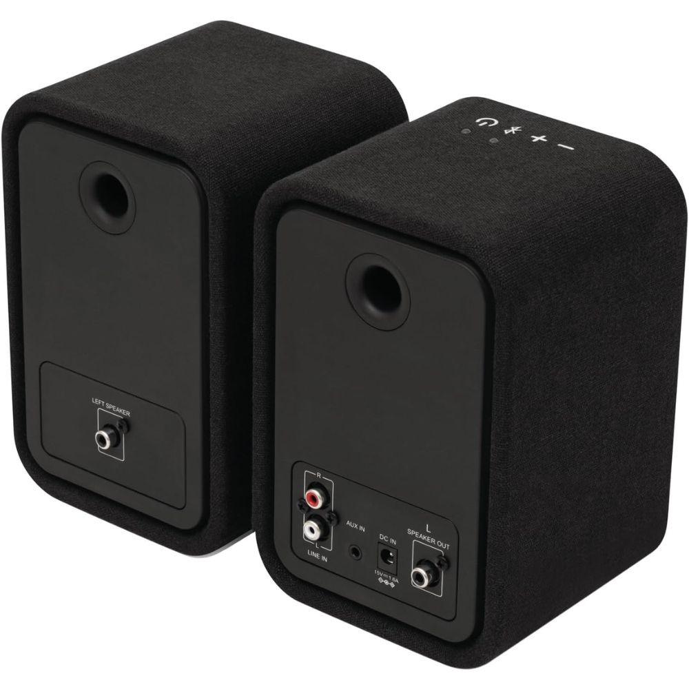 Parlantes Marley Uplift Bookshelf Bluetooth EM-JA027-SB Negro Open Box-1