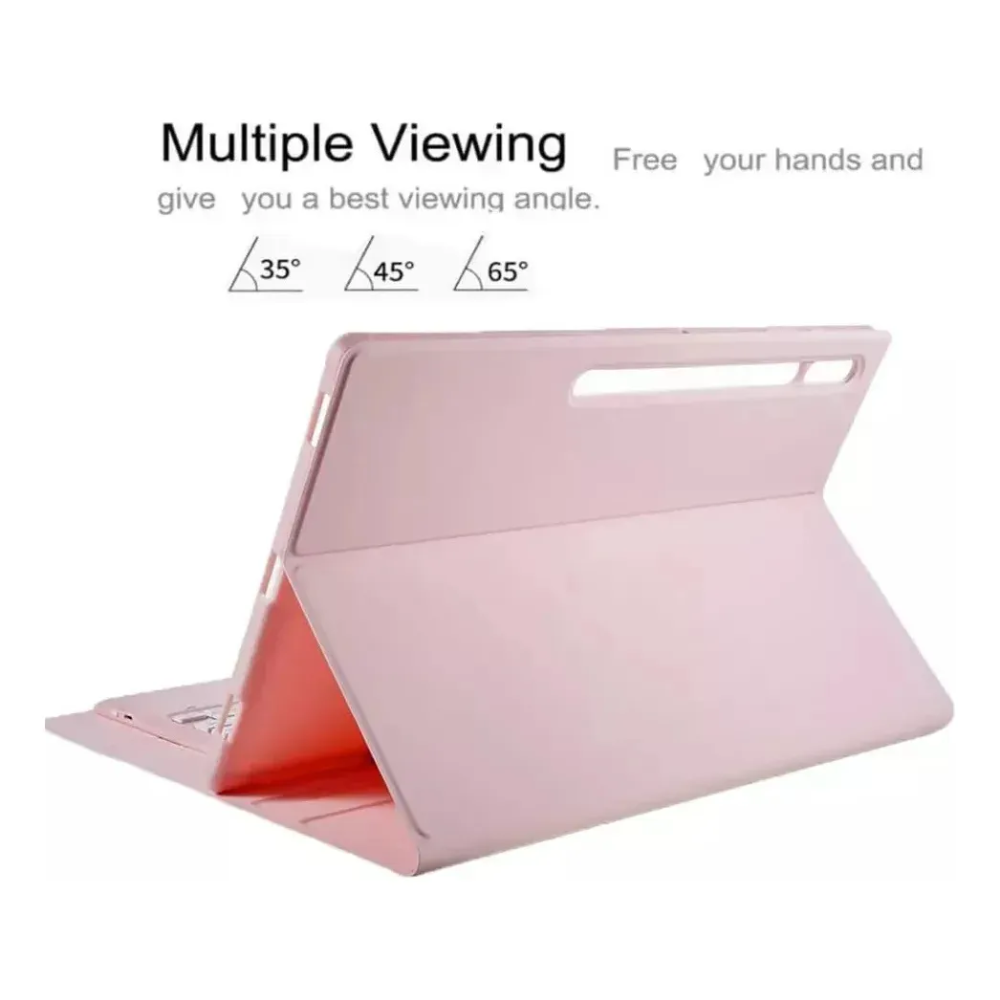 Funda con Teclado para Xiaomi Redmi Pad 10.6 Rosa Reacondicionado-2