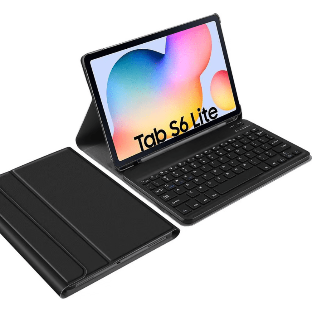 FUNDA TECLADO ESPAÑOL Ñ PARA GALAXY TAB S6 LITE 104‘’ P615P610 OPENBOX-0