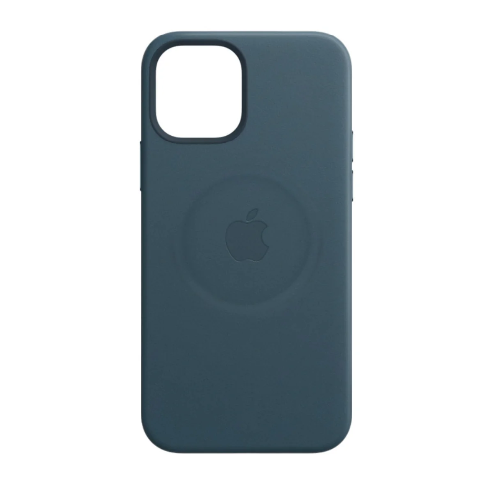 Carcasa Apple Cuero MagSafe iPhone 12 Pro Color Azul Báltico Openbox-0