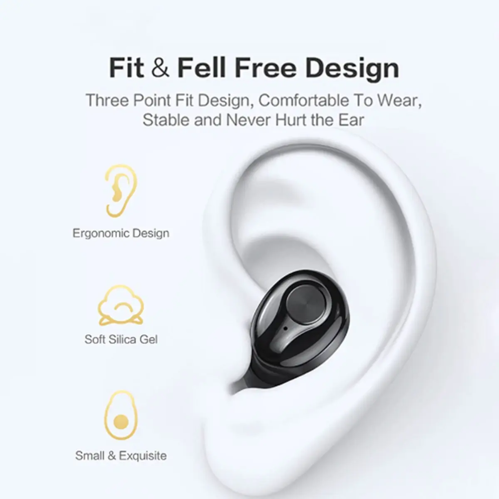 Audífonos Lenovo HT18 TWS Bluetooth Negro Reacondicionado-2