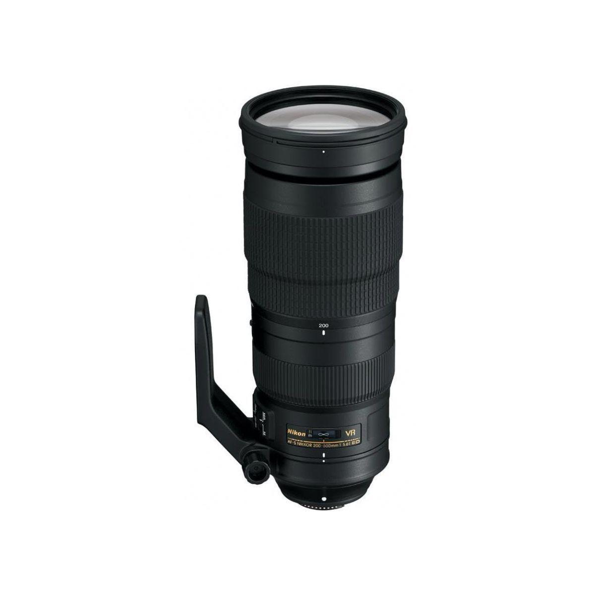 NIKON AF-S NIKKOR 200-500MM F5.6E ED VR LENTE NEGRO REACONDICIONADO-2