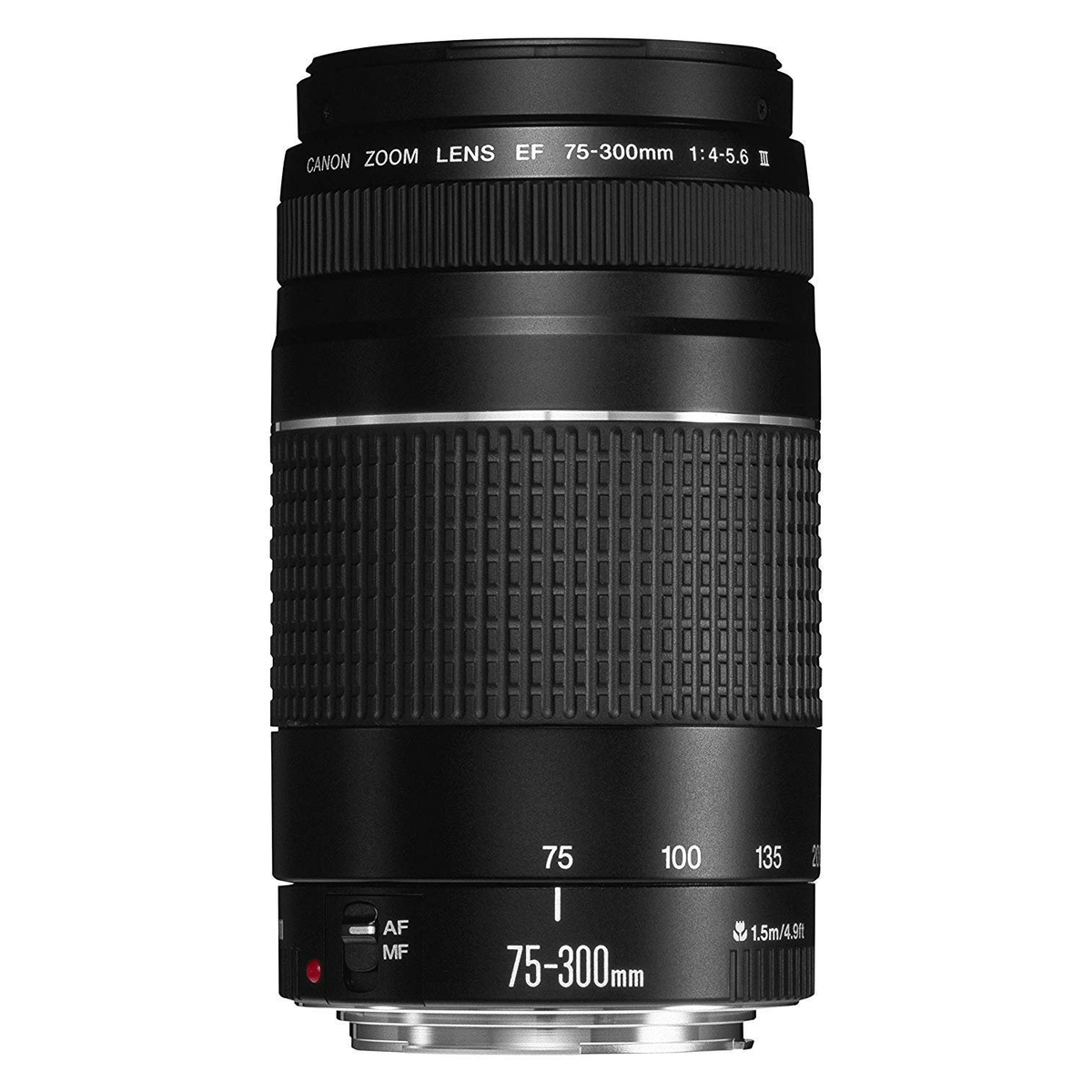 Lente Canon EF 75-300mm f/4-5.6 III Teleobjetivo Negro Reacondicionado Reuse Chile-0