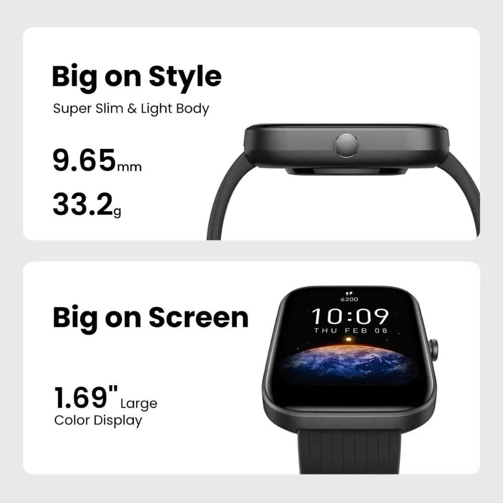 Amazfit Bip Youth (GPS,42MM) Negro Reacondicionado-2