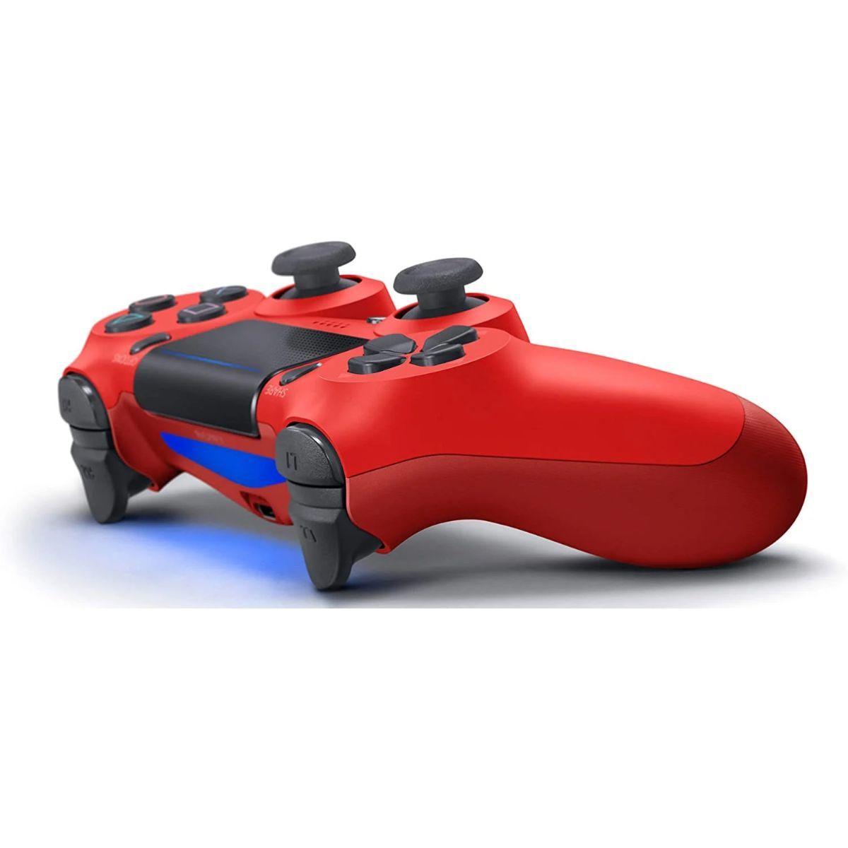 Control Sony DualShock PS4 Magma Red Rojo Reacondicionado Garantía 12 Meses Reuse Chile-1