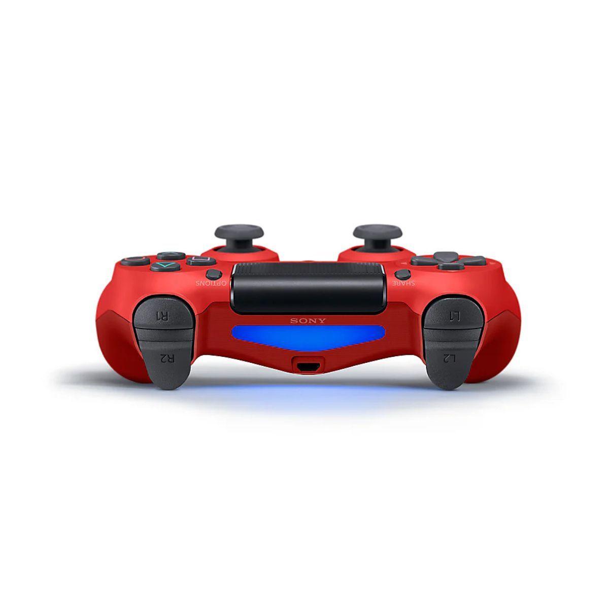 Control Sony DualShock PS4 Magma Red Rojo Reacondicionado Garantía 12 Meses Reuse Chile-2