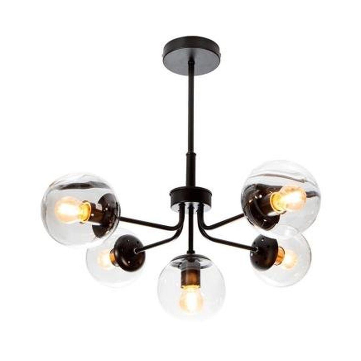 Lámpara Techo Moderna Lujo Hogar E27 CLA113 Negro Reacondicionada Garantía 12 Meses Reuse Chile-2