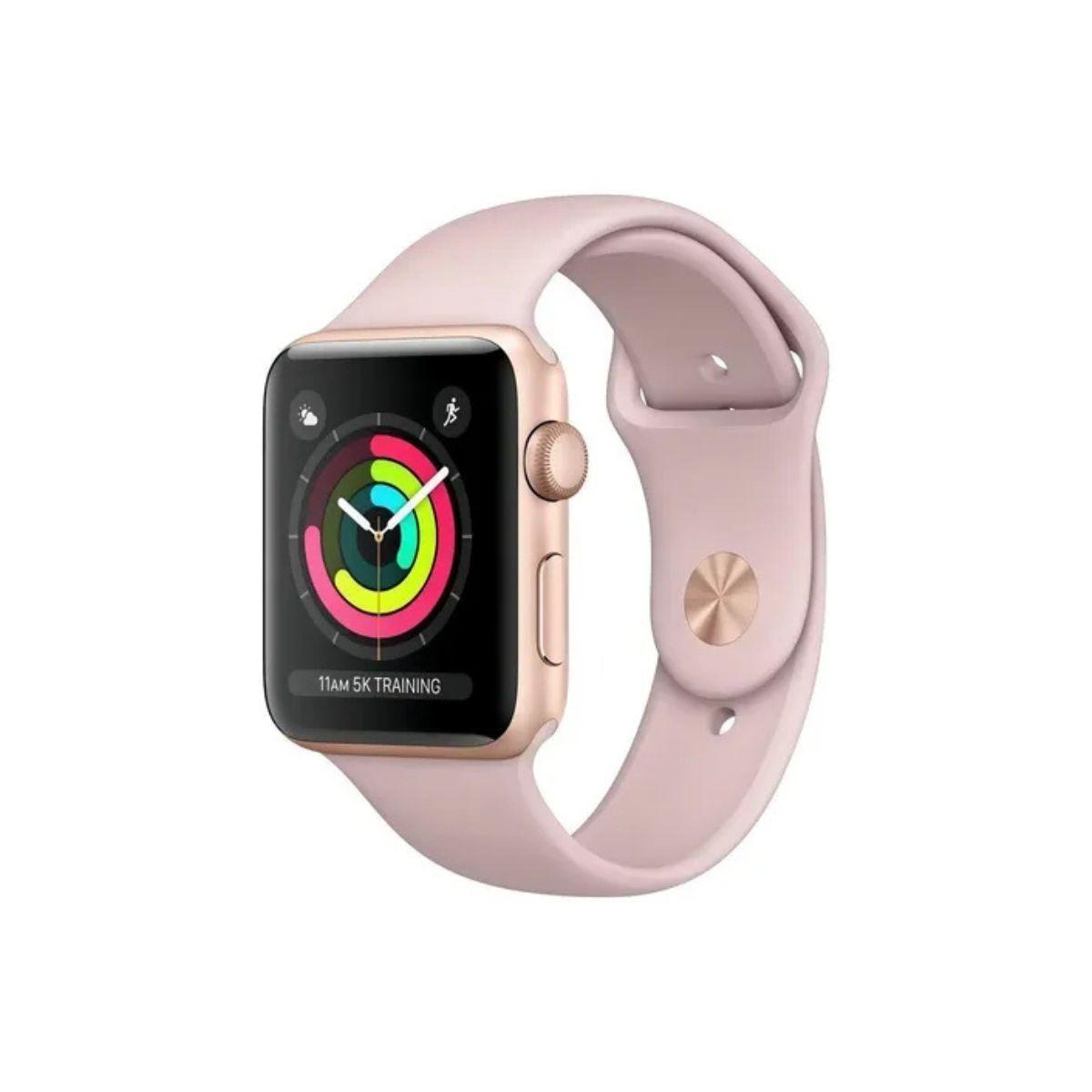 Apple Watch Series 3 38mm GPS Rosa Aluminio Reacondicionado Garantía Reuse Chile-1