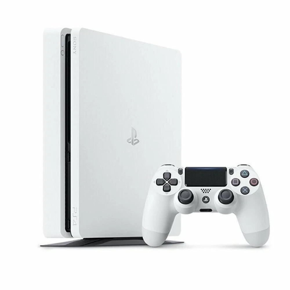 Consola Sony Playstation PS4 Slim 500GB Blanco Reacondicionado-0