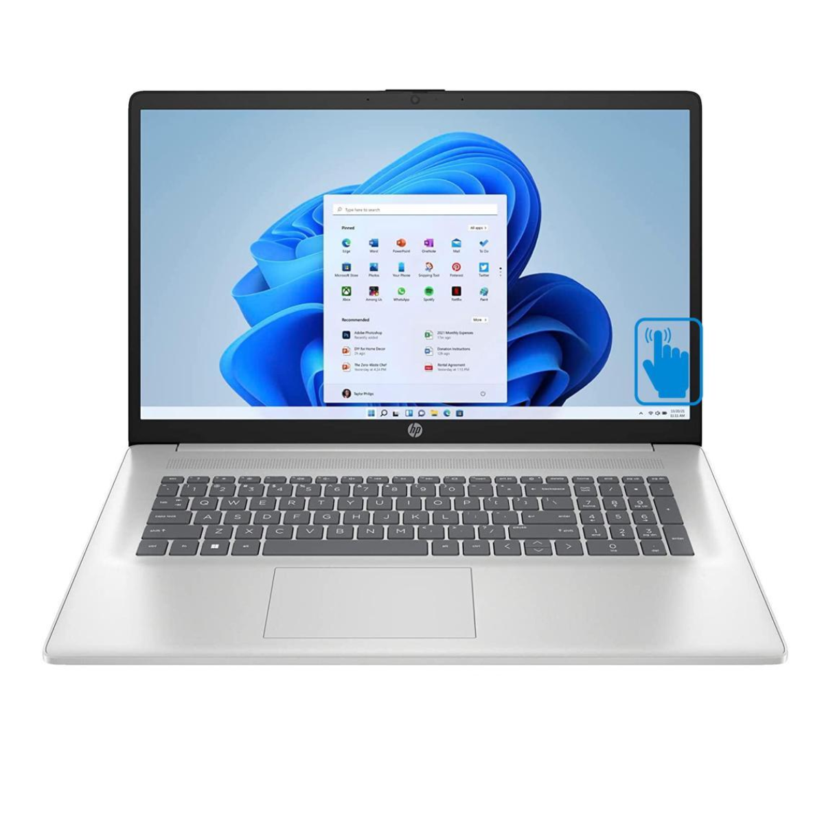 Notebook HP 17-cp3035cl Ryzen 5 12GB RAM 1TB SSD Reacondicionado-0