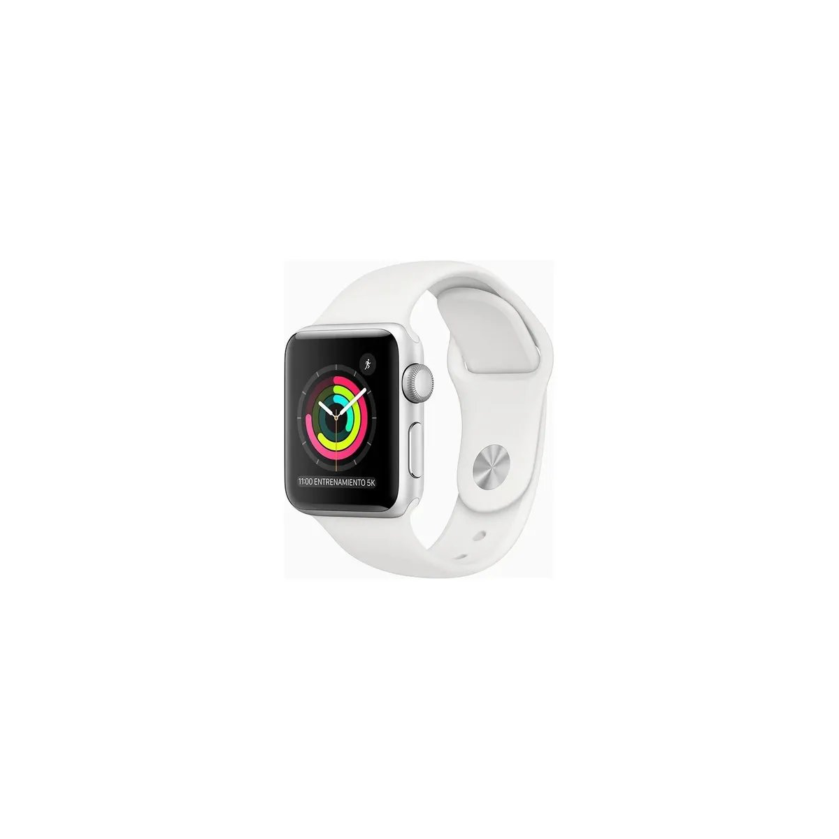 Apple Watch Series 3 38mm Plata Aluminio GPS Reacondicionado Garantía Reuse Chile-0