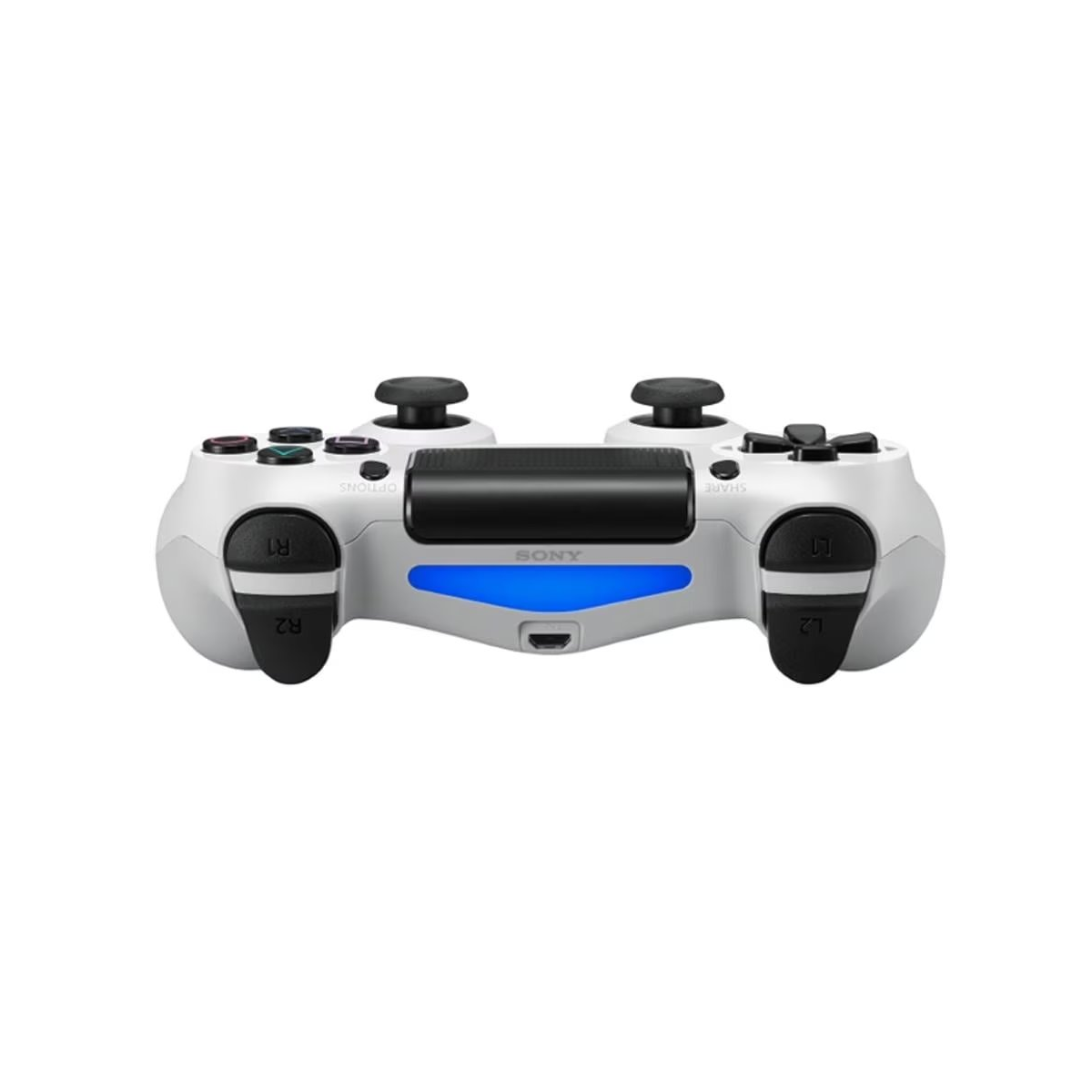 Control Sony DualShock PS4 Glacier White Blanco Reacondicionado Garantía Reuse Chile-1