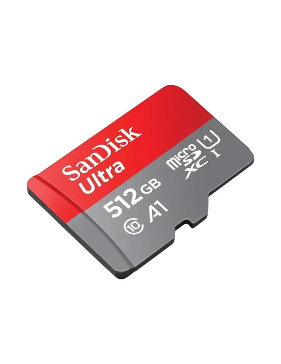 Memoria Micro SD 512GB SanDisk SDC10 con Adaptador Open Box Garantía Reuse Chile-1