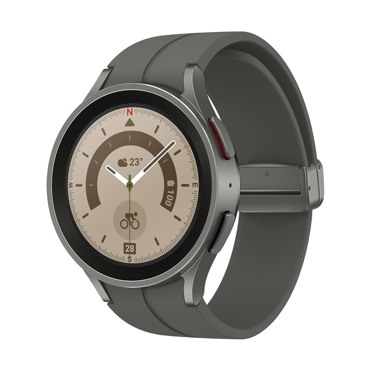 Samsung Galaxy Watch5 Pro 45mm Sapphire Titanio GPS Dual 60h Batería Reacondicionado Reuse Chile-1